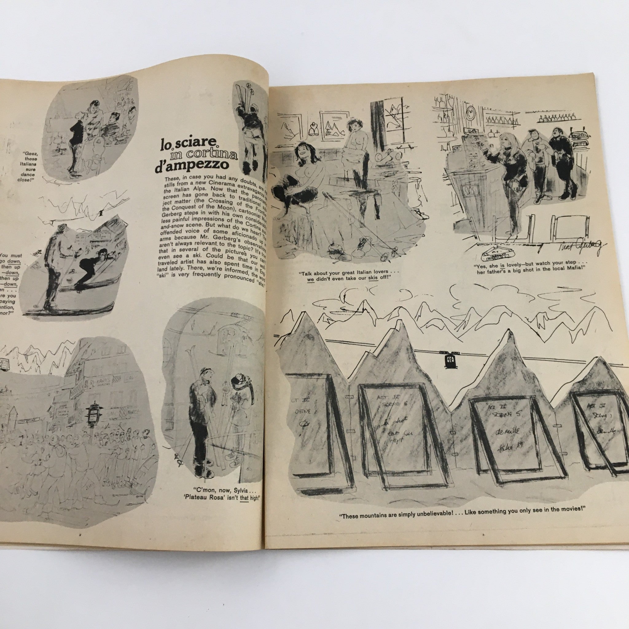 Cartoon artwork from Best Cartoon Series Winter 1966-1967 Vol. 4 No. 6 Escapade's Zaniest Humor illustrating funny interactions and visual gags.