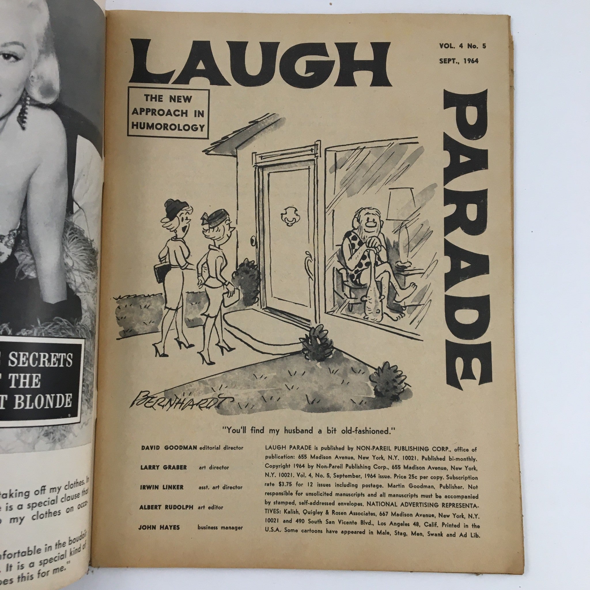 Laugh Parade September 1964 Vol. 4 No. 5 Trouble with Women & Ain't It A Crime