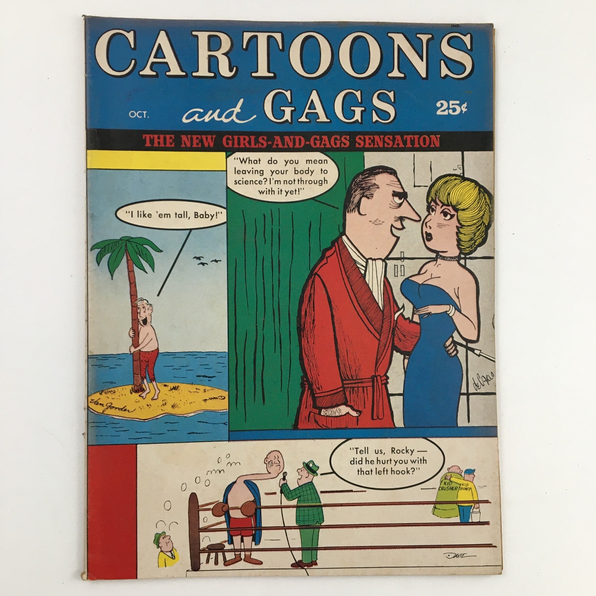 Cartoons and Gags October 1964 Vol. 7 No. 5 Behind The White Curtain