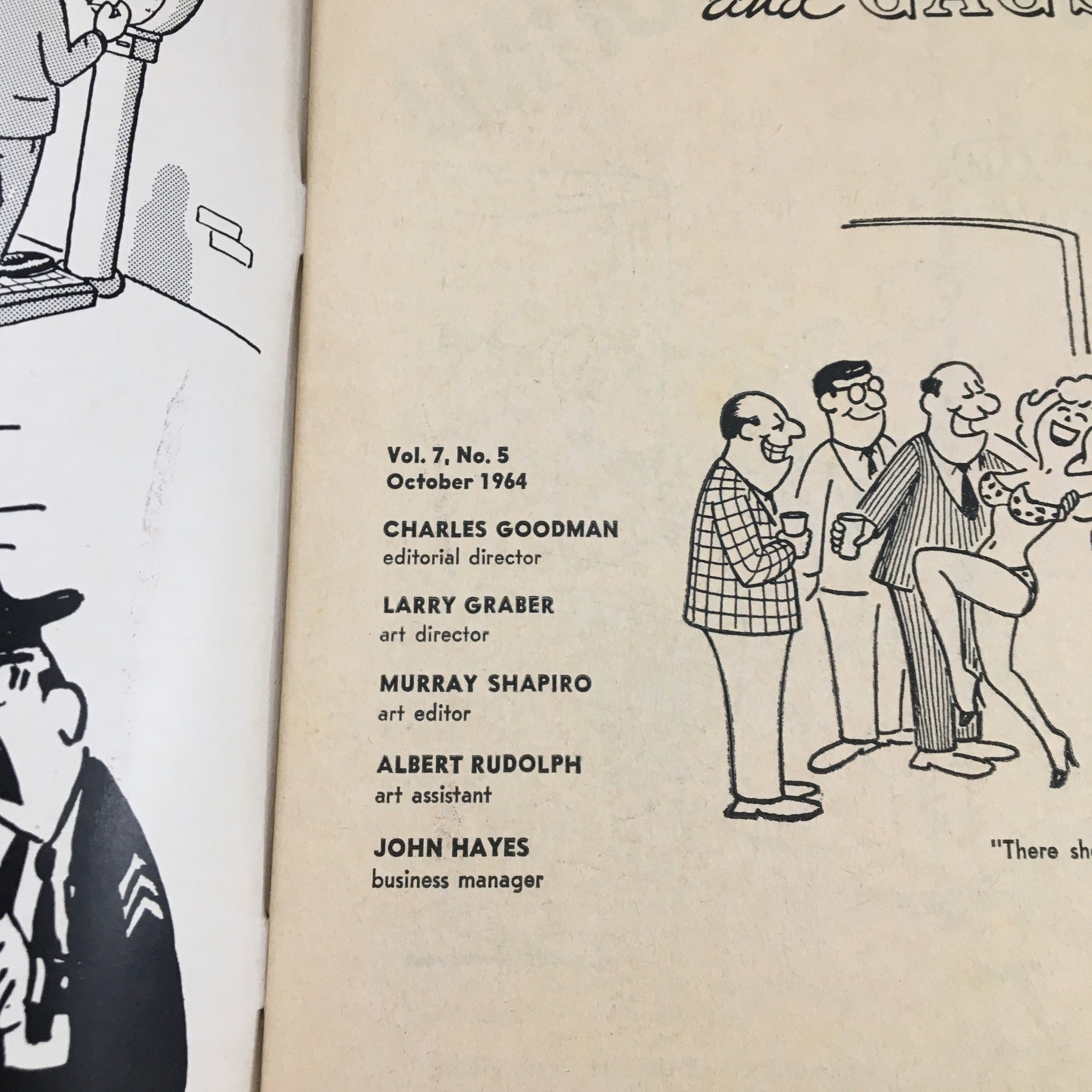 Cartoons and Gags October 1964 Vol. 7 No. 5 Behind The White Curtain