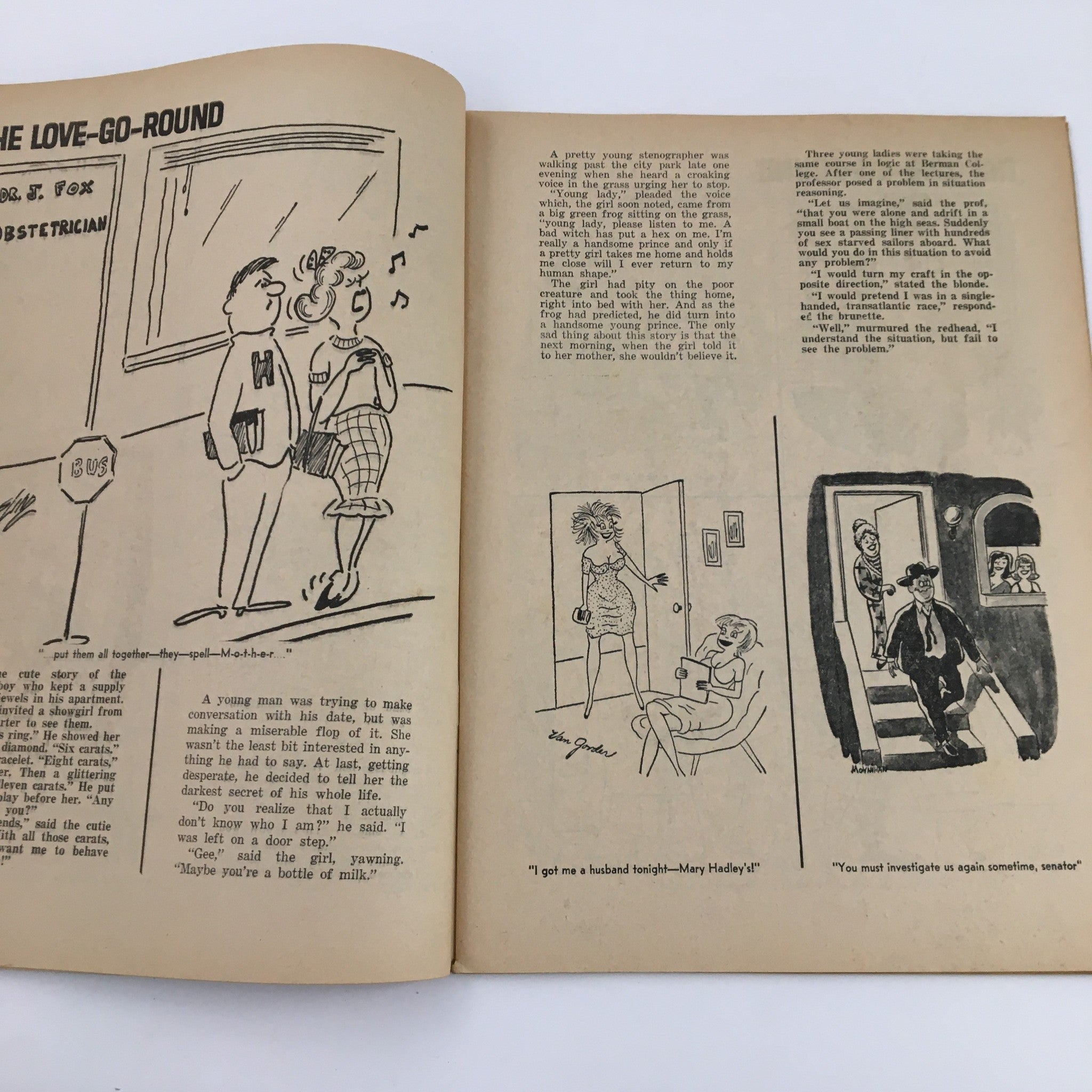 Cartoons and Gags October 1964 Vol. 7 No. 5 Behind The White Curtain