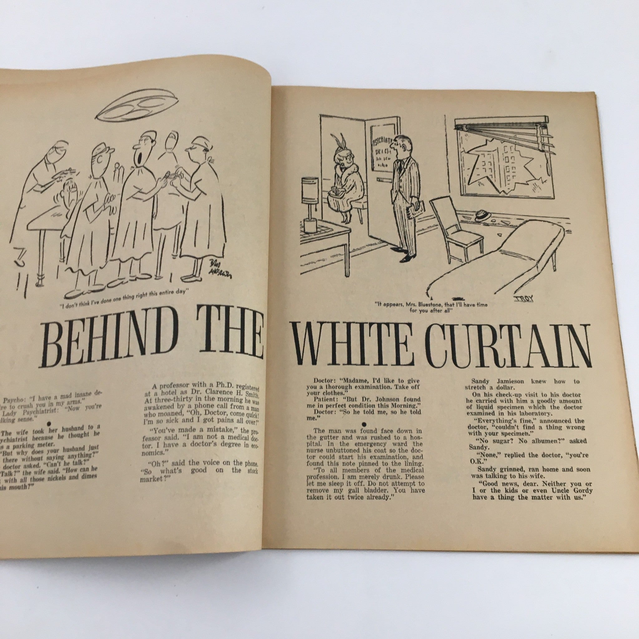 Cartoons and Gags October 1964 Vol. 7 No. 5 Behind The White Curtain