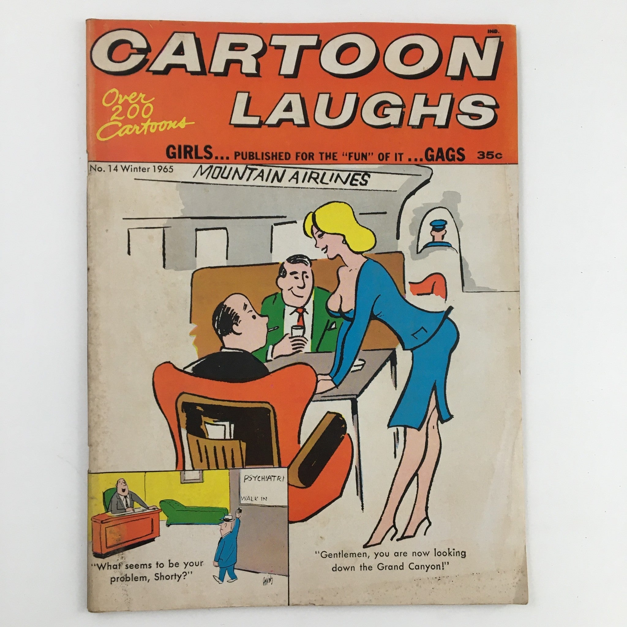 Cartoons Laughs Winter 1965 No. 14 One For The Road Comic Magazine