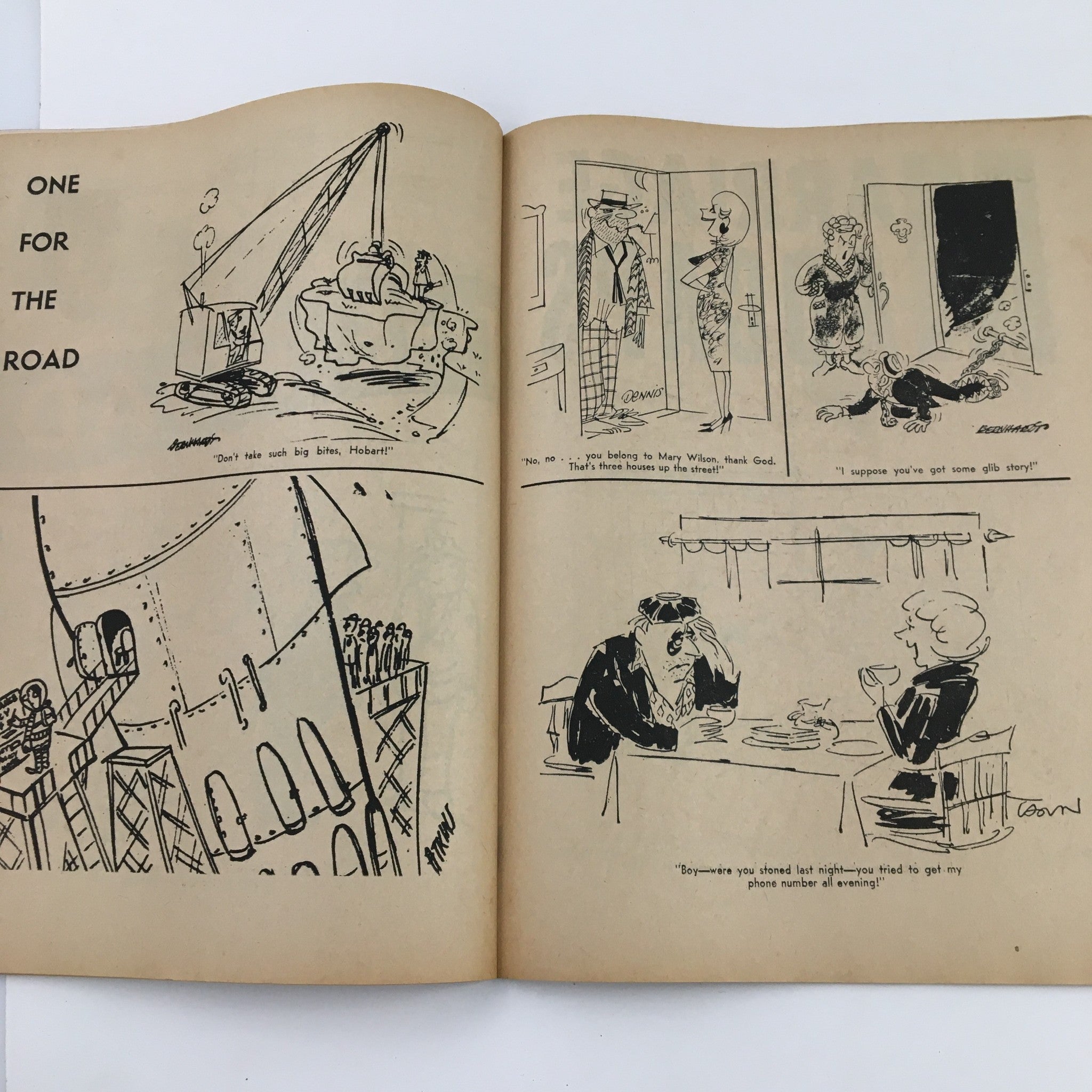 Cartoons Laughs Winter 1965 No. 14 One For The Road Comic Magazine