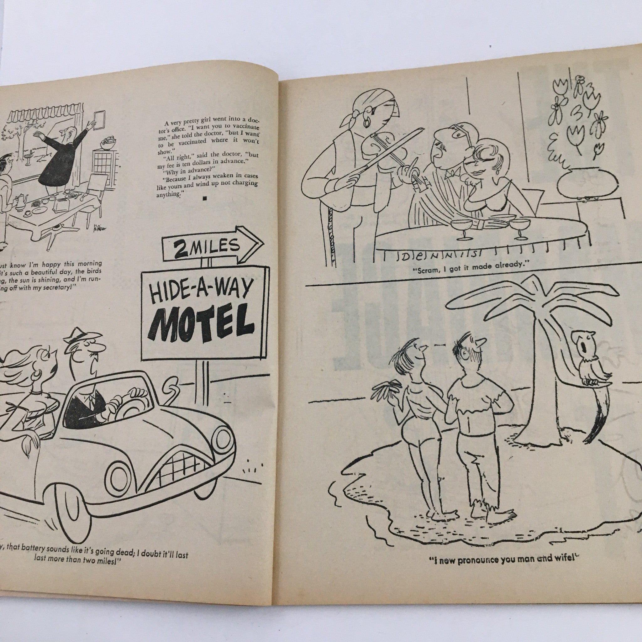 Cartoon Laughs Summer 1964 No. 3 2-Miles Hide-A-Way Motel Comic Magazine