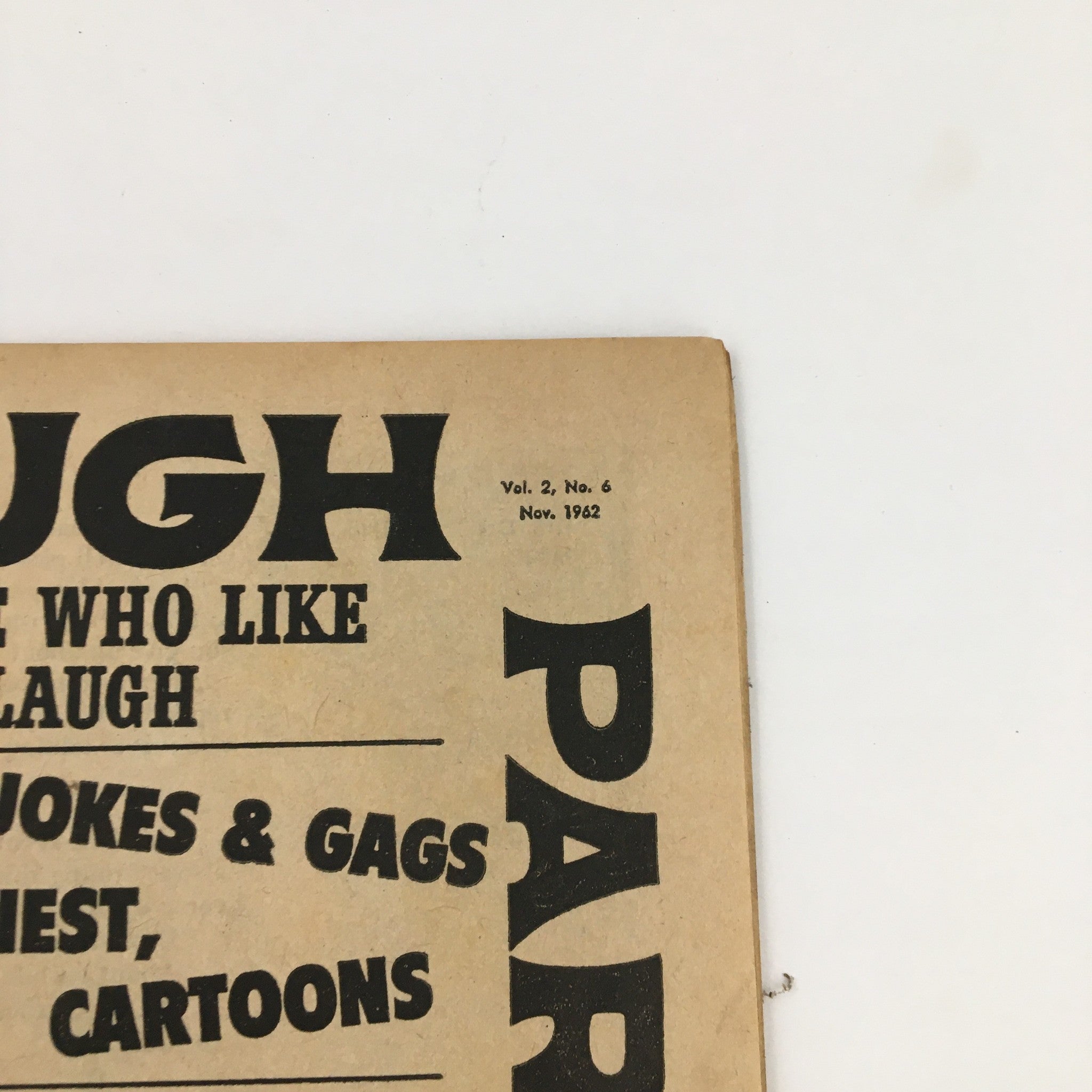 Laugh Parade November 1962 Vol. 2 No. 6 A Home For Girls In Trouble