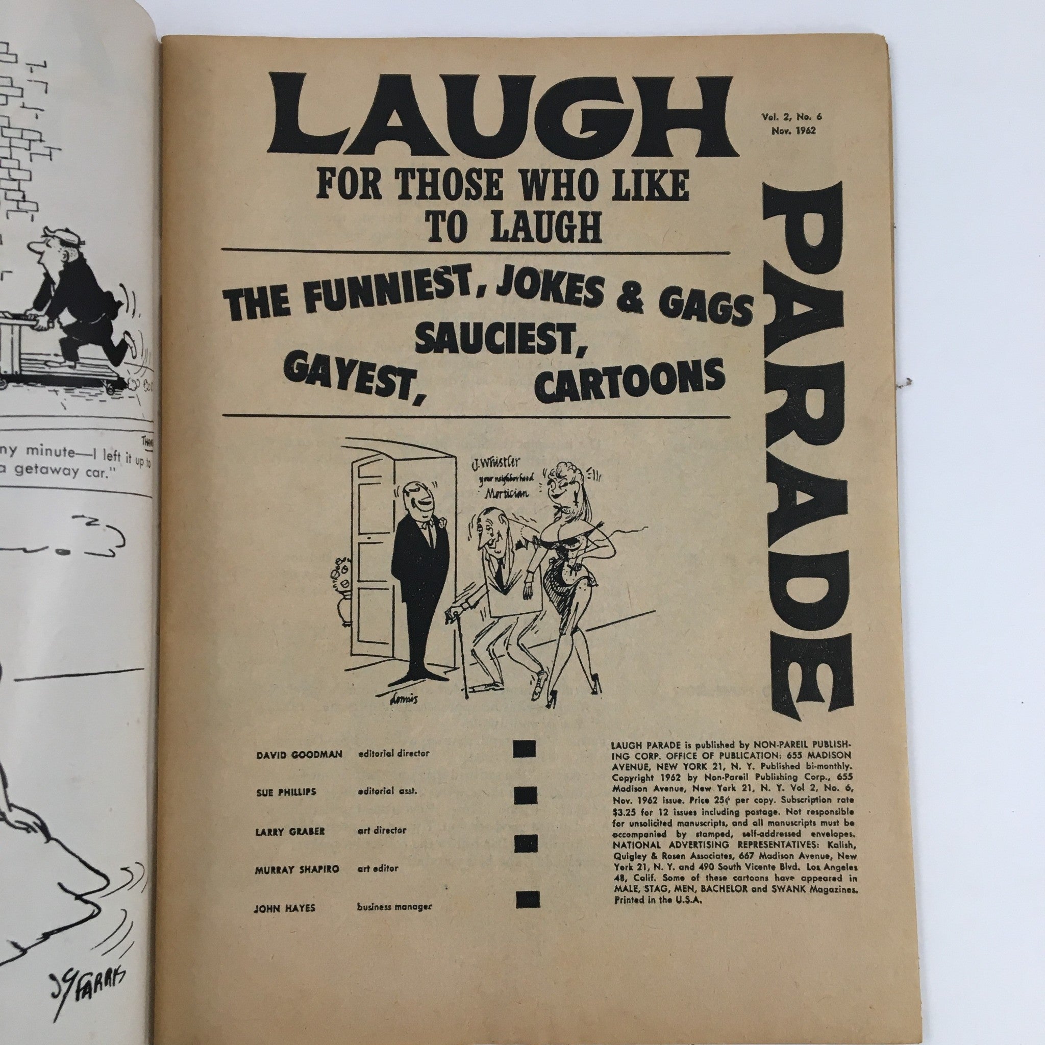 Laugh Parade November 1962 Vol. 2 No. 6 A Home For Girls In Trouble