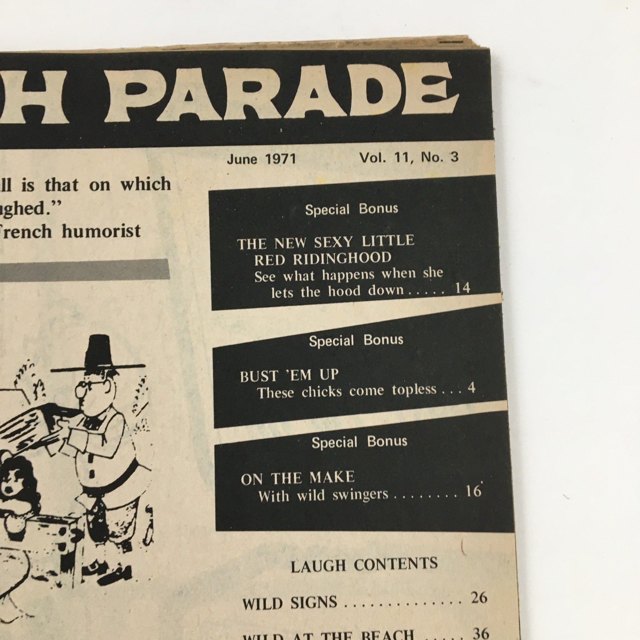 Laugh Parade June 1971 Vol. 11 No. 3 The New Sexy Little Red Ridinghood