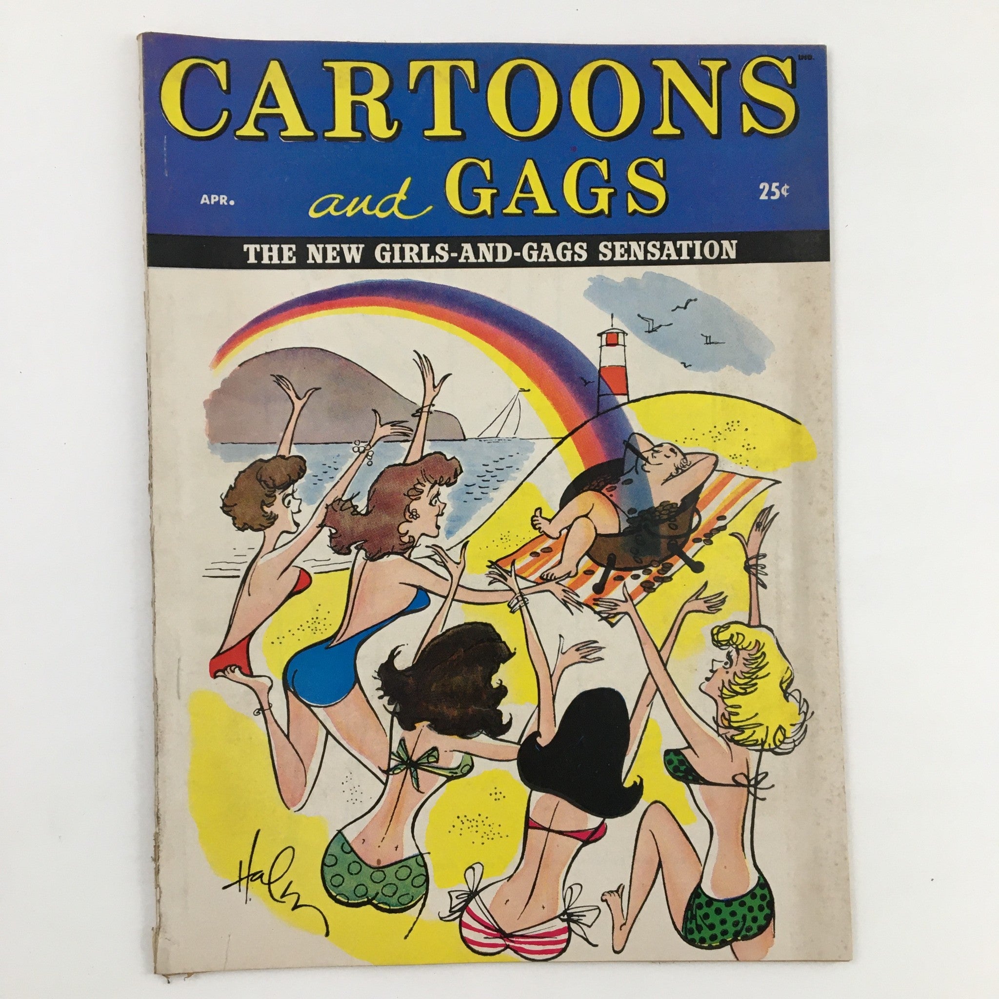 Cartoons and Gags April 1961 Vol. 4 No. 2 Romantic Antics No Label