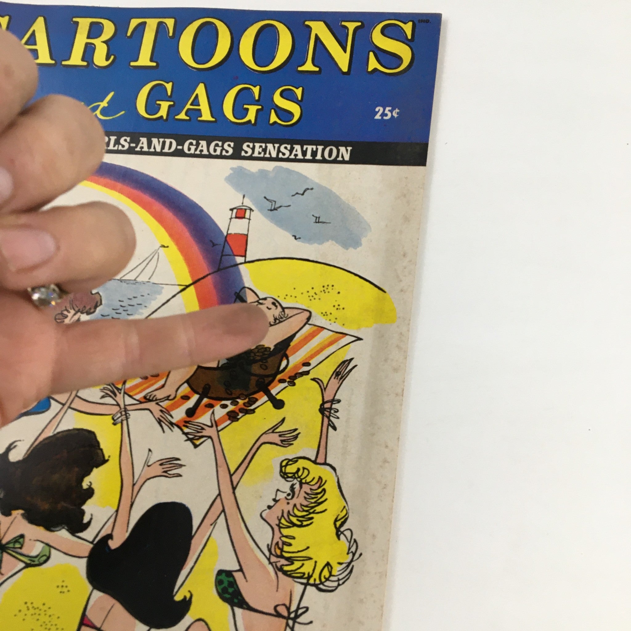 Cartoons and Gags April 1961 Vol. 4 No. 2 Romantic Antics No Label