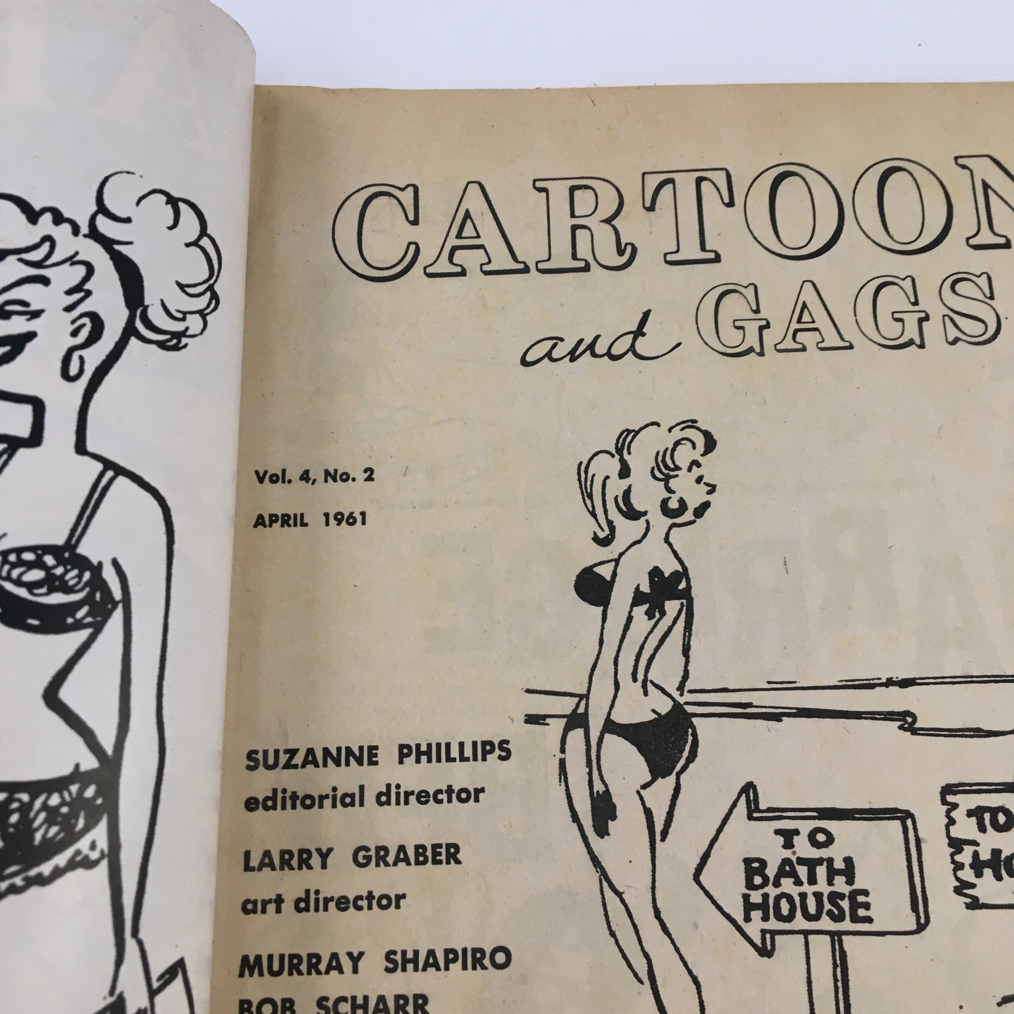 Cartoons and Gags April 1961 Vol. 4 No. 2 Romantic Antics No Label