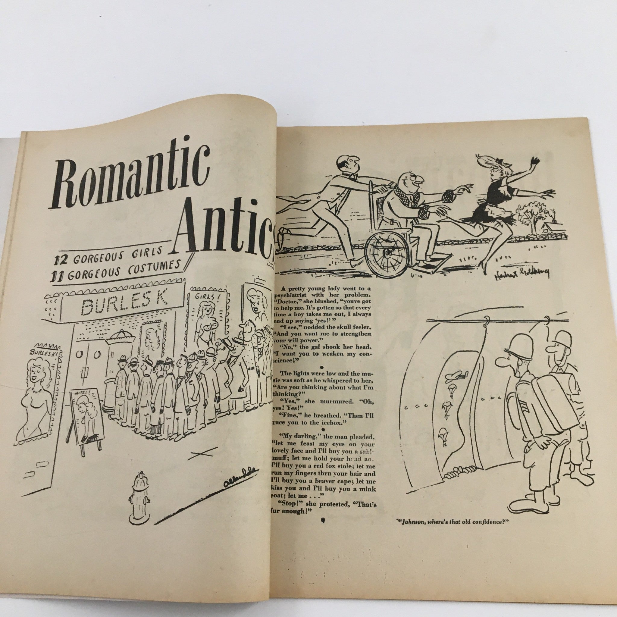 Cartoons and Gags April 1961 Vol. 4 No. 2 Romantic Antics No Label