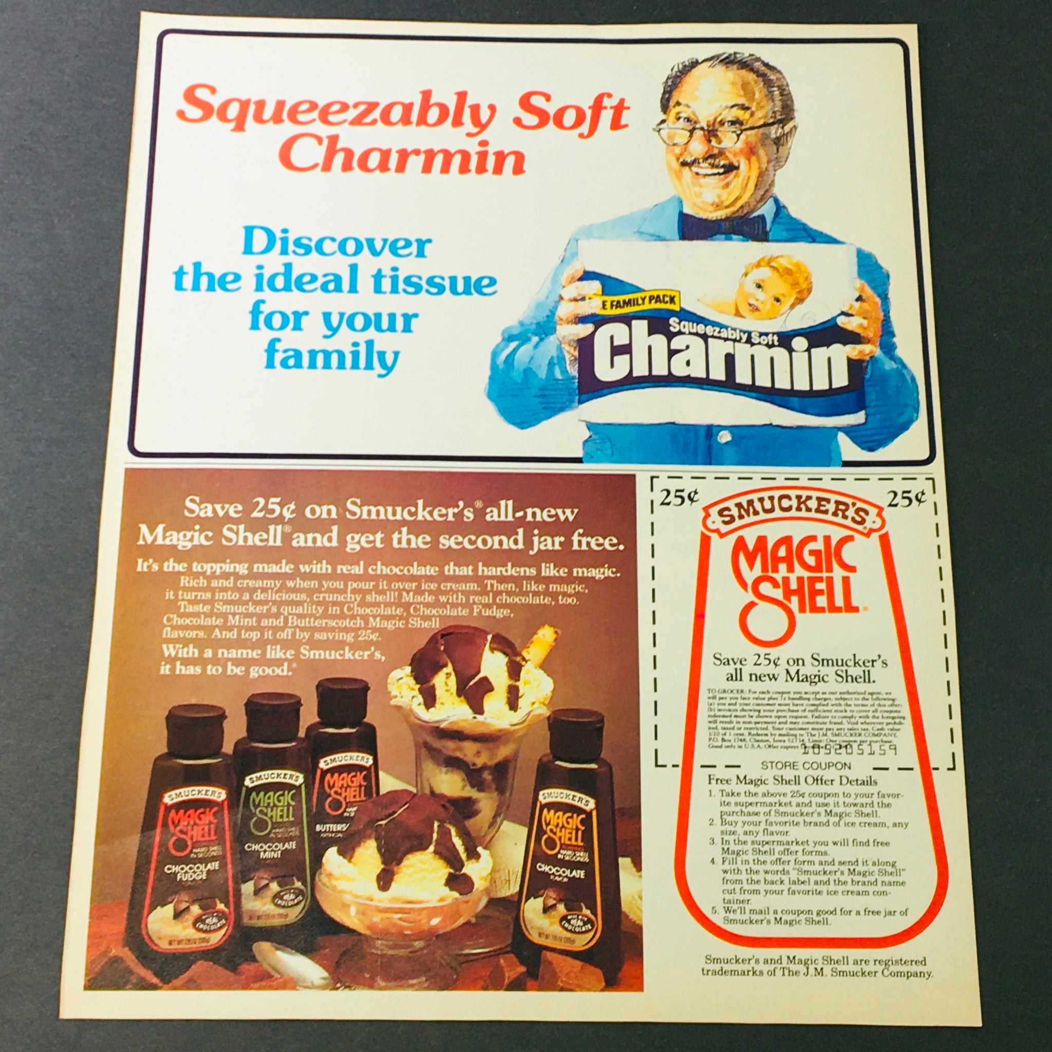 VTG Retro 1983 Sanka Decaffeinated Coffee Summer Skywriter Bob Favreau Ad Coupon