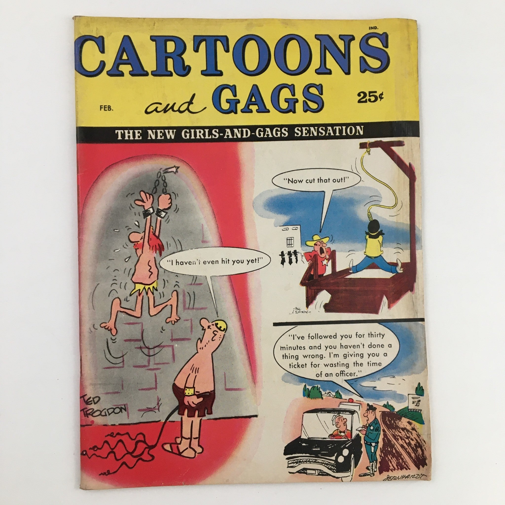 Cartoons and Gags February 1964 15 A Look at Nuckleheaded Marriages No Label