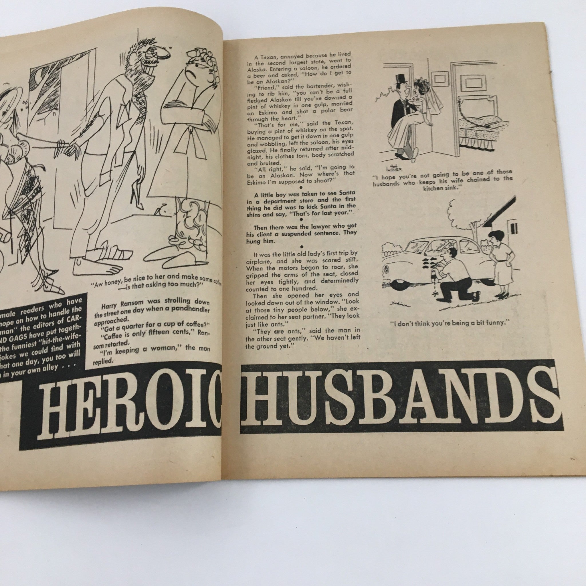 Cartoons and Gags June 1963 Vol. 6 No. 3 The Heroic Husbands No Label