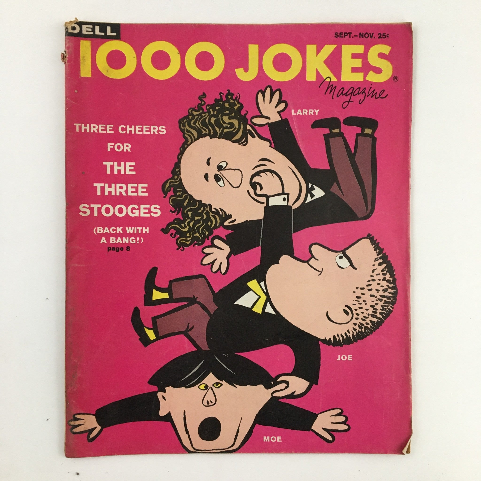 1000 Jokes Magazine No. 91 September 1959 Cheers For The Three Stooges No Label