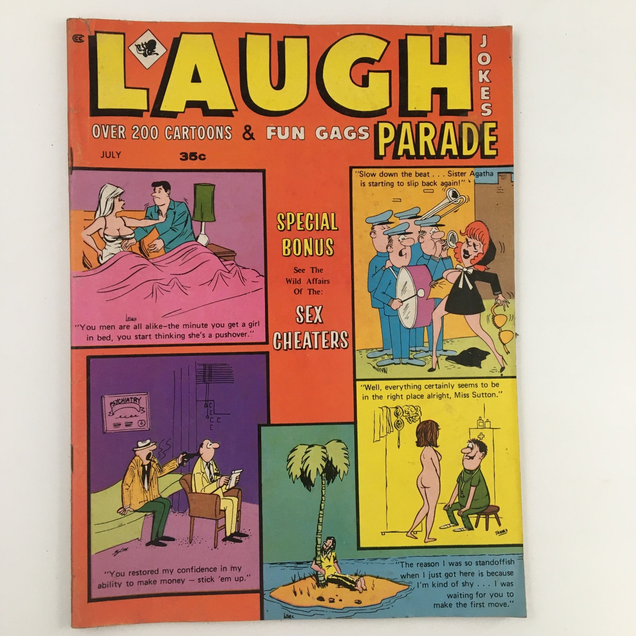 Laugh Parade Magazine July 1970 Vol. 10 No. 4 The New Nude Westerns No Label