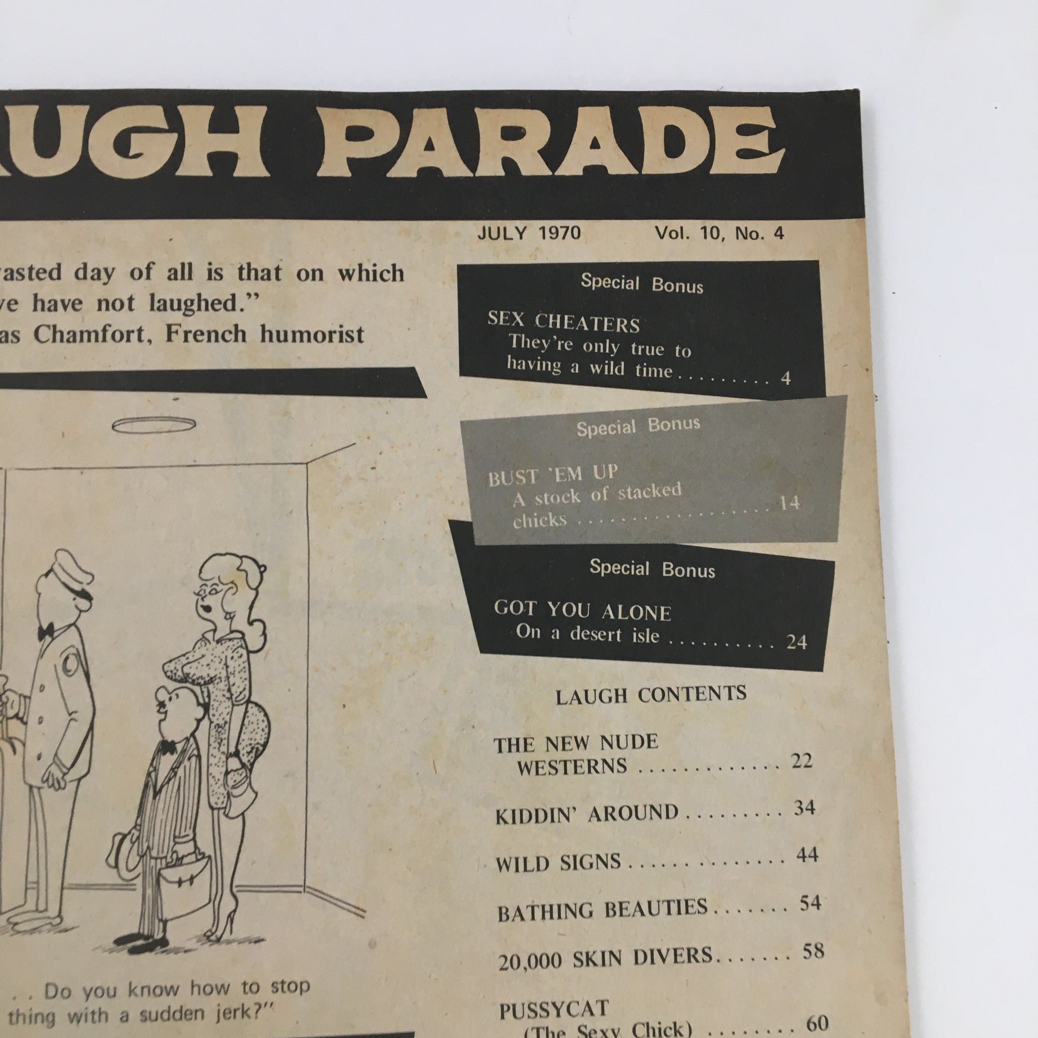 Laugh Parade Magazine July 1970 Vol. 10 No. 4 The New Nude Westerns No Label