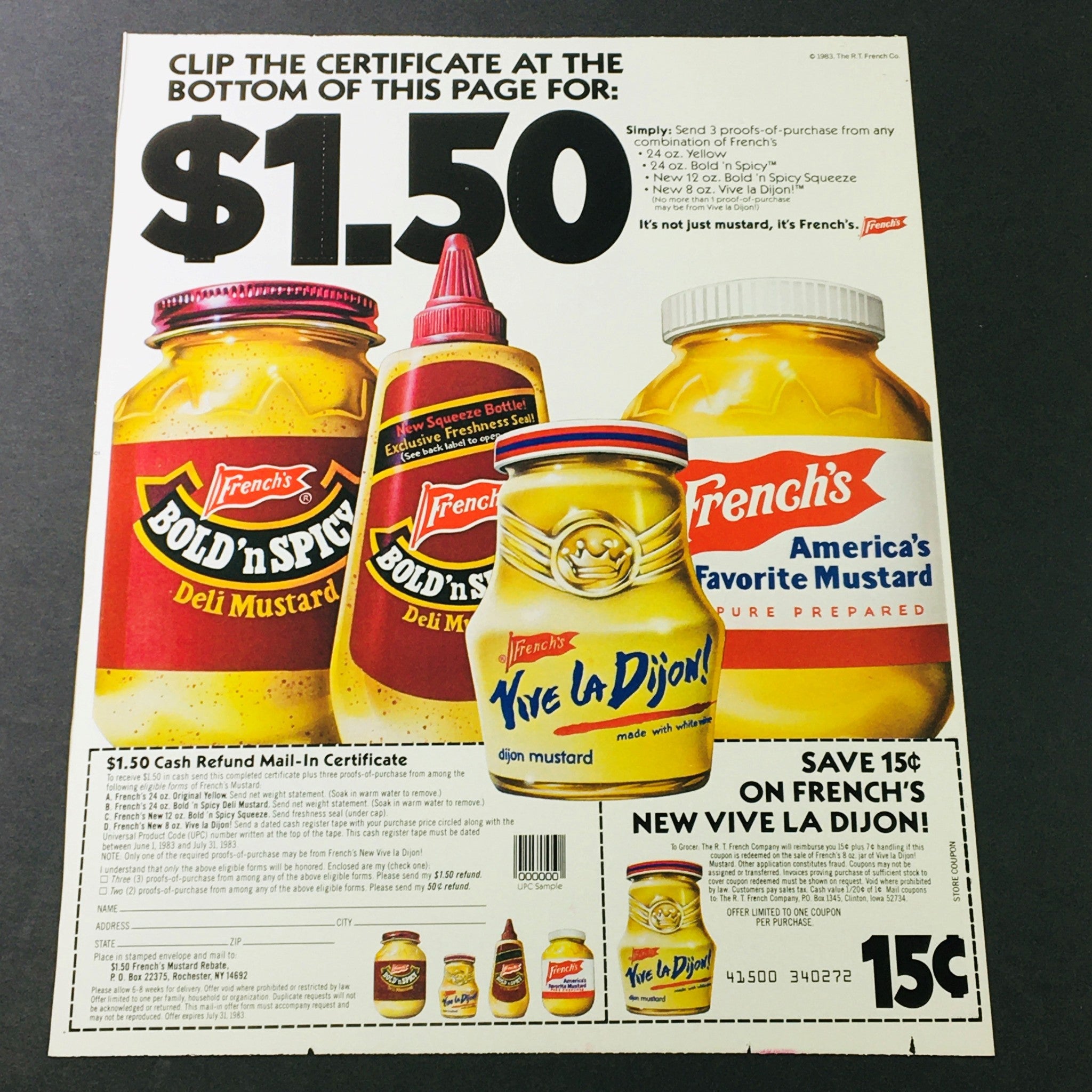 VTG Retro 1983 Friendly in the Summertime Sundaes and Desserts Ad Coupon