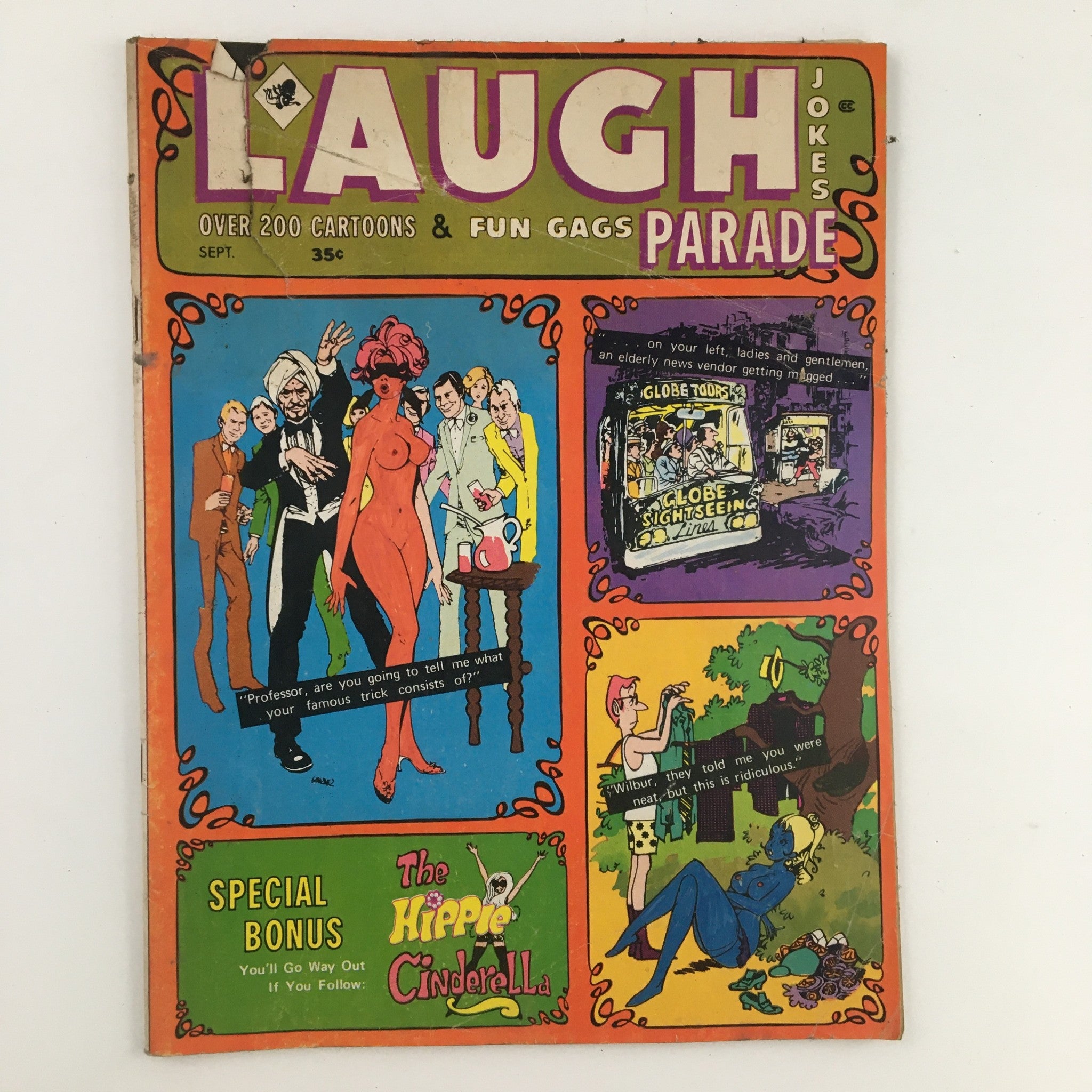 Laugh Parade Magazine September 1969 The Hippie Cinderella Special No Label