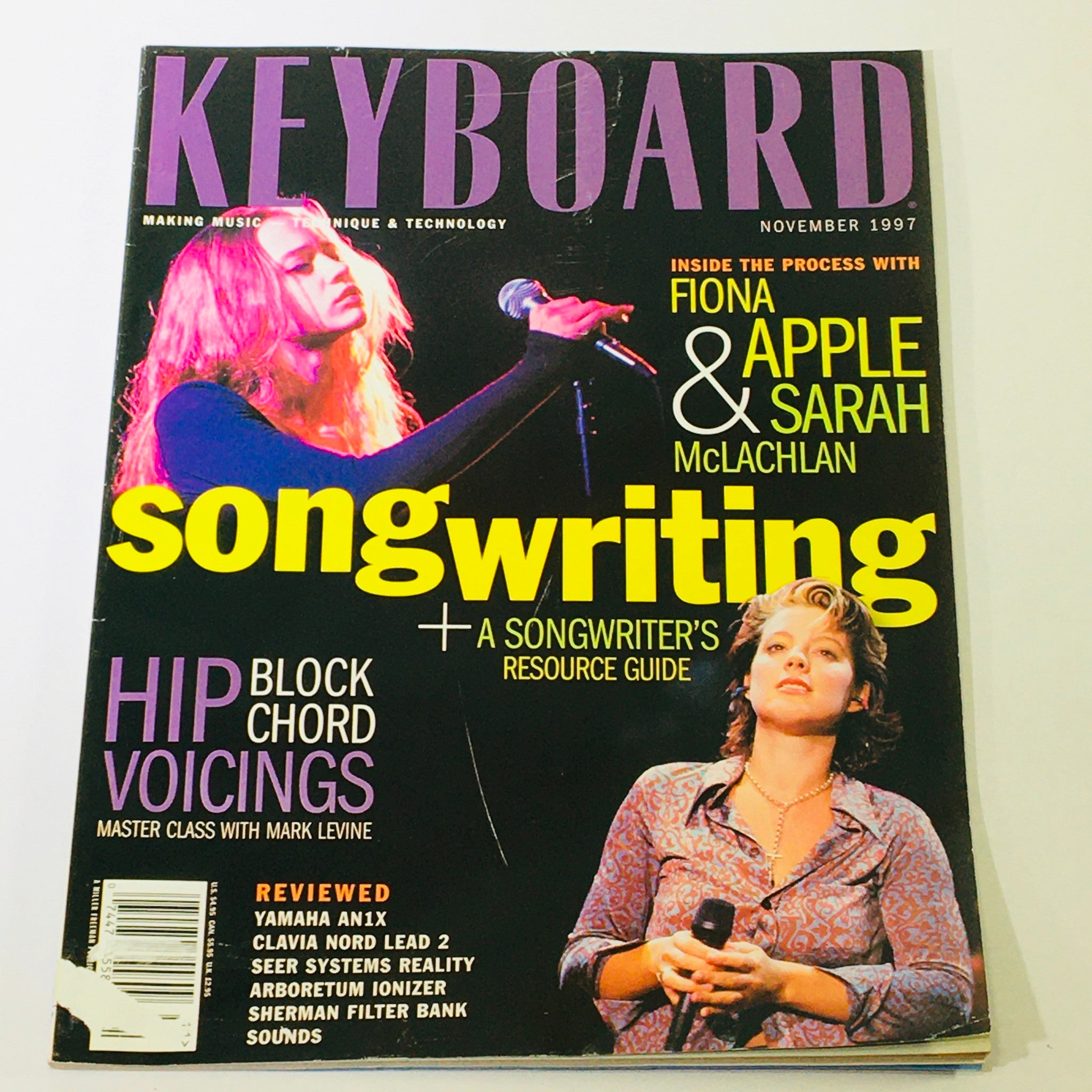 Keyboard Magazine November 1997 - Fiona Apple & Sarah McLachlan Song W