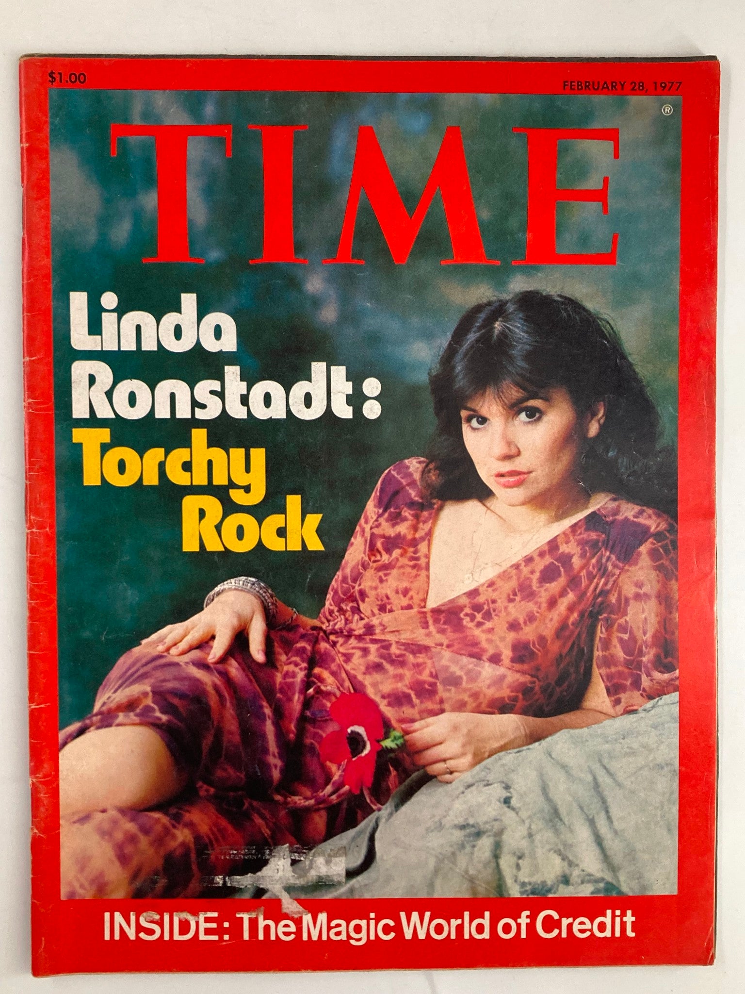 VTG Time Magazine February 28 1977 Vol 109 No. 9 Linda Ronstadt Torchy Rock