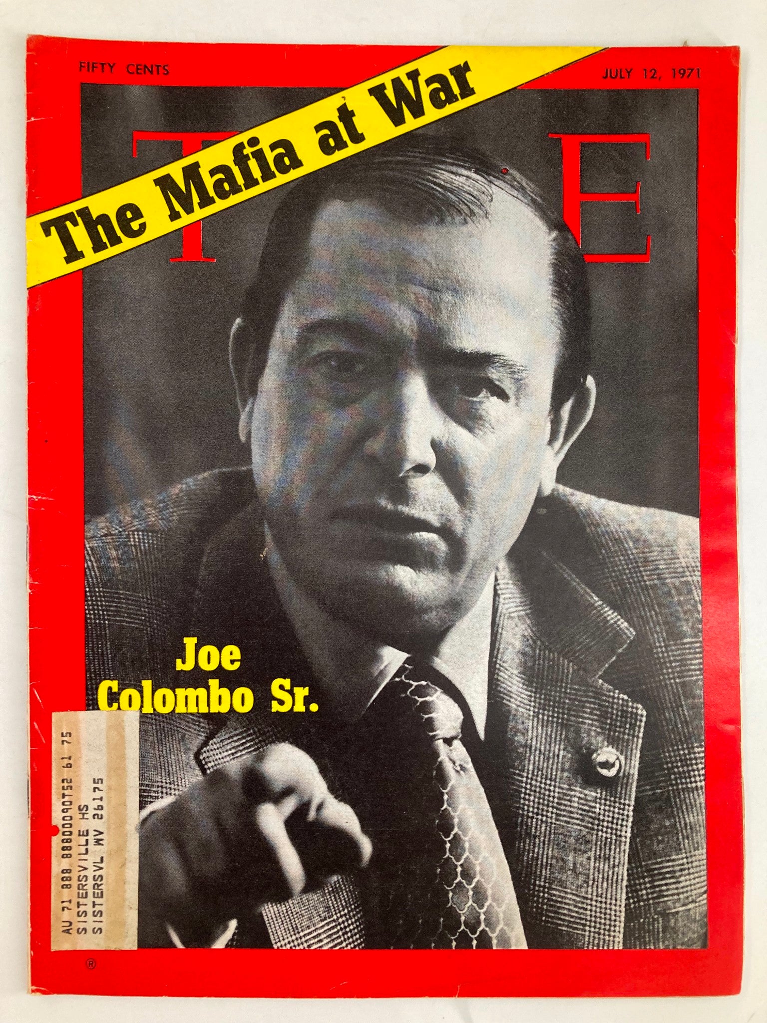 VTG Time Magazine July 12 1971 Joe Colombo Sr. The Mafia at War