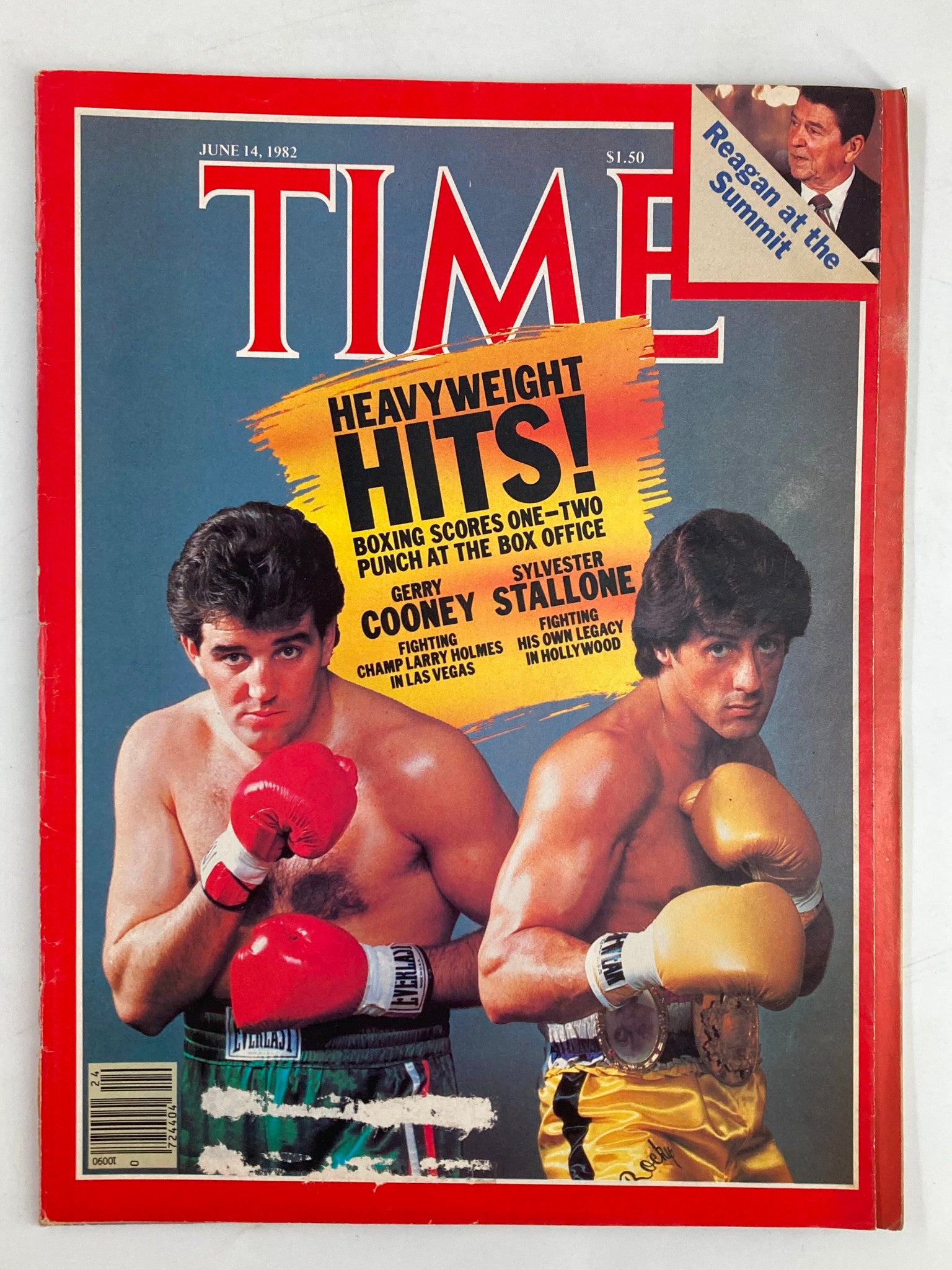 VTG Time Magazine June 14 1982 Gerry Cooney vs Sylvester Stallone