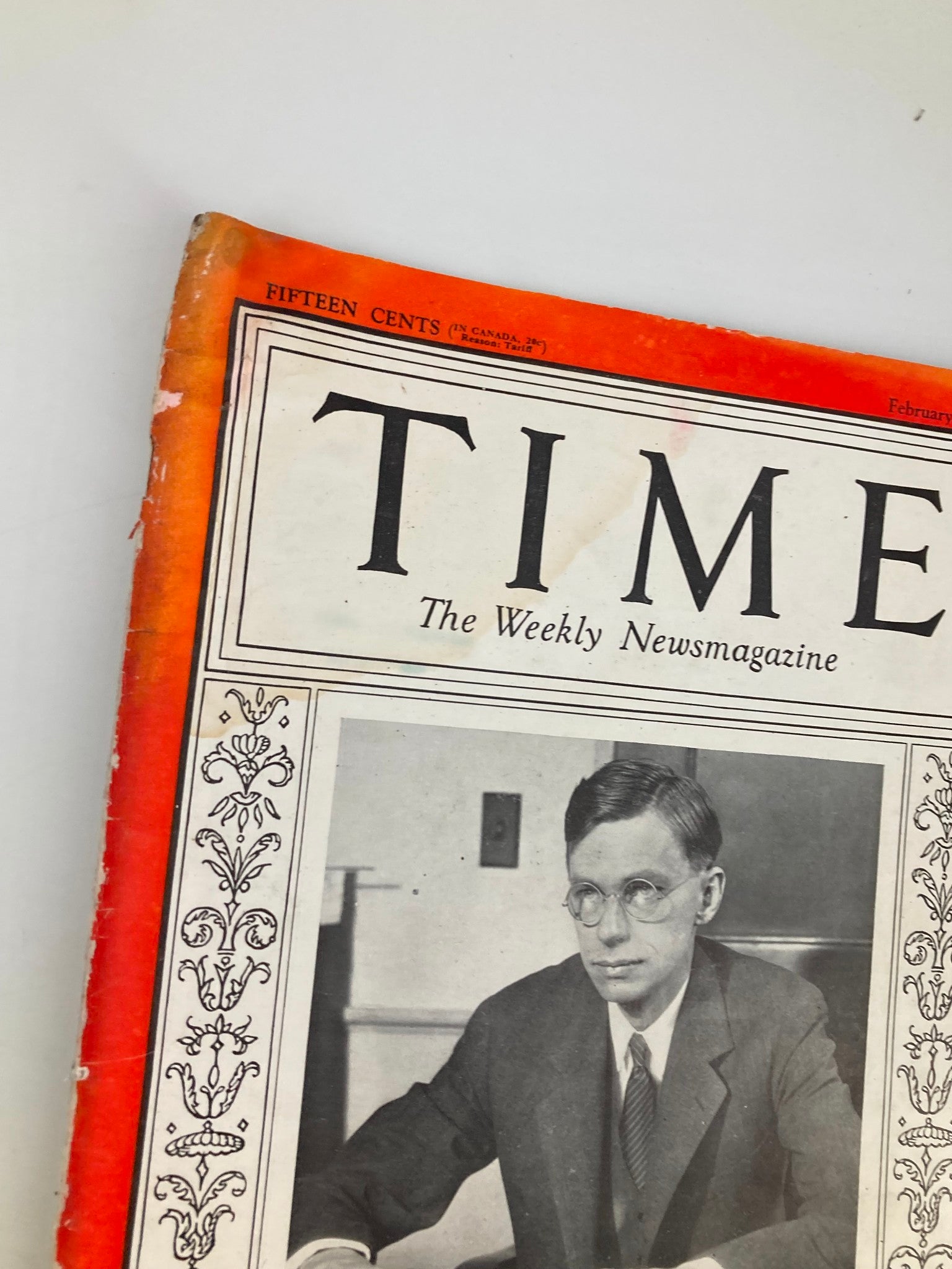 VTG Time Magazine February 5 1934 Vol 23 No. 6 Harvard's James Bryant Contant