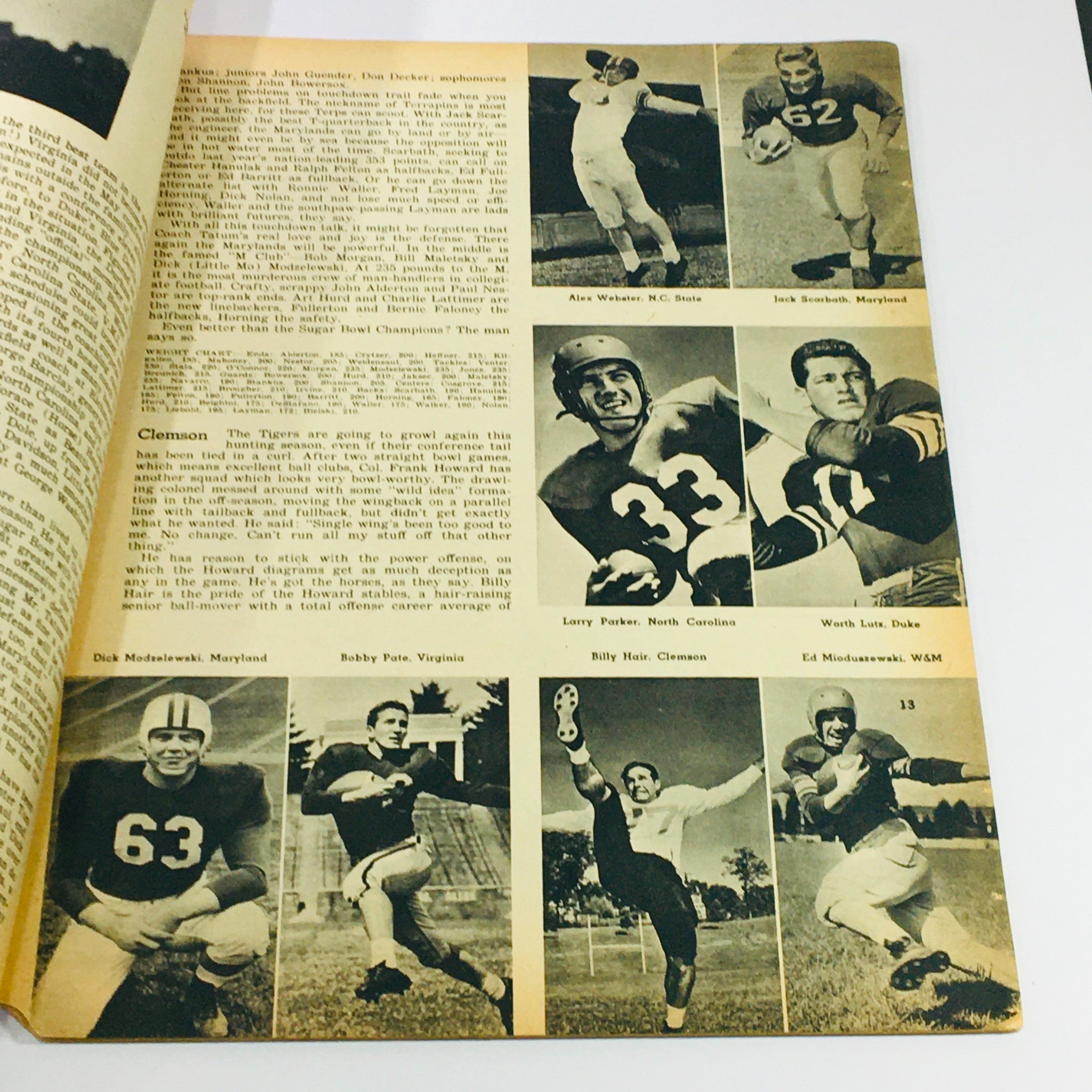 VTG Illustrated Football Annual Magazine 1952 - Bob Kennedy of Wisconsin