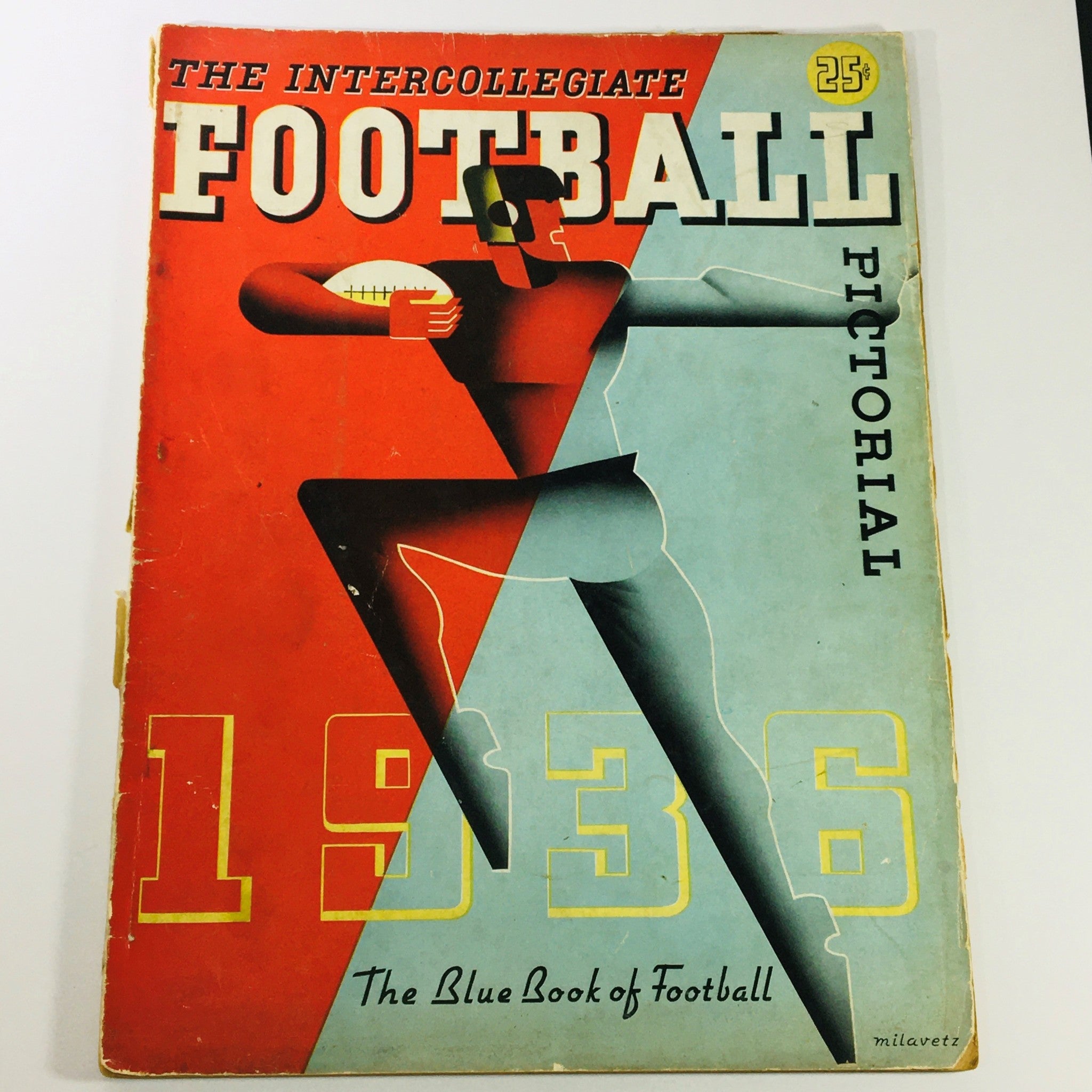 VTG The Intercollegiate Football Pictorial 1936 - Boston & Brown University