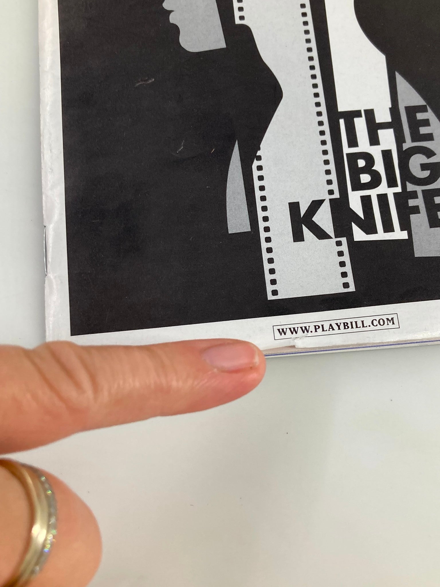 2013 Playbill American Airlines Theatre The Big Knife by Clifford Odets