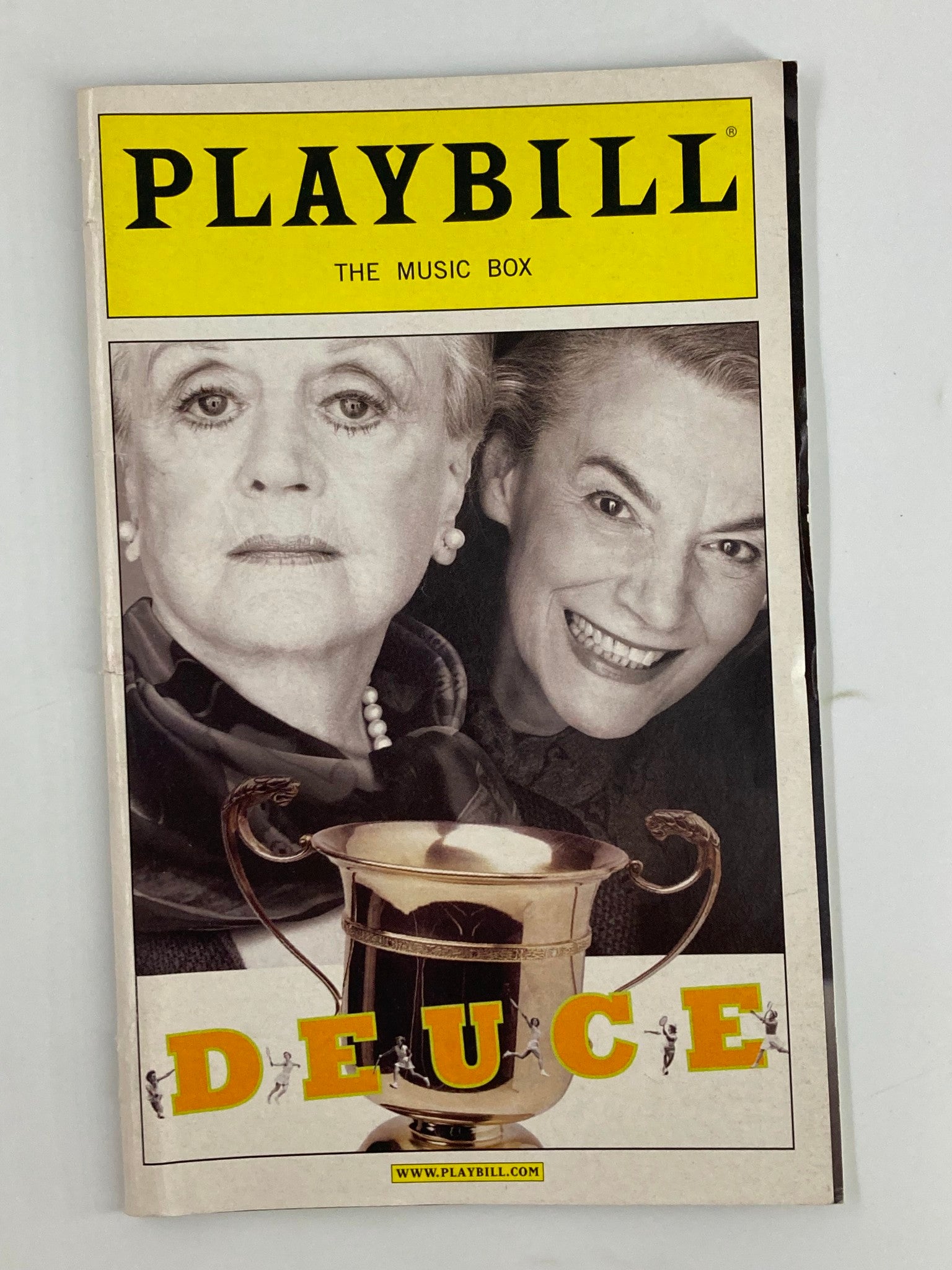 2007 Playbill The Music Box Angela Lansbury, Marian Seldes in Deuce