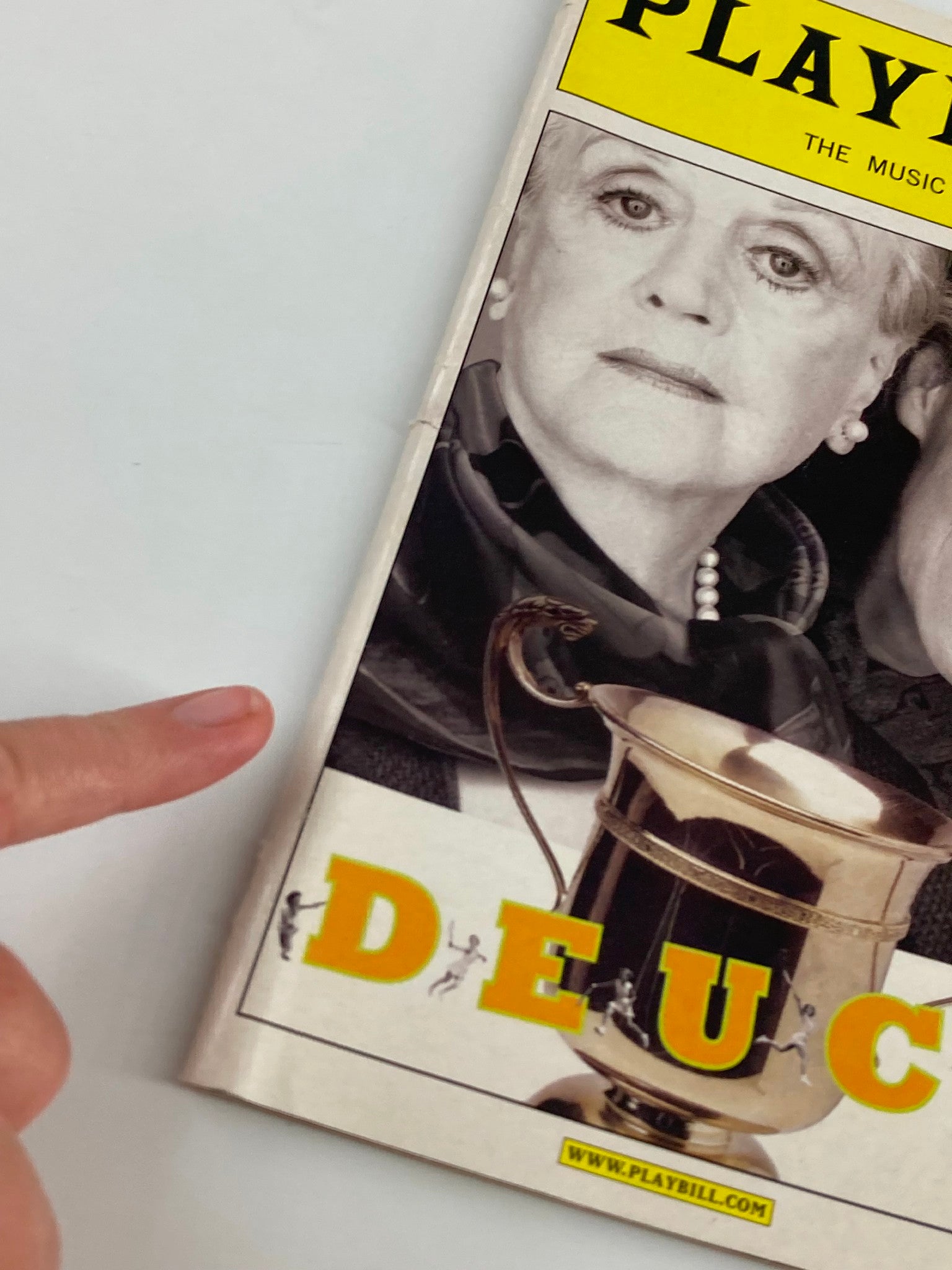 2007 Playbill The Music Box Angela Lansbury, Marian Seldes in Deuce