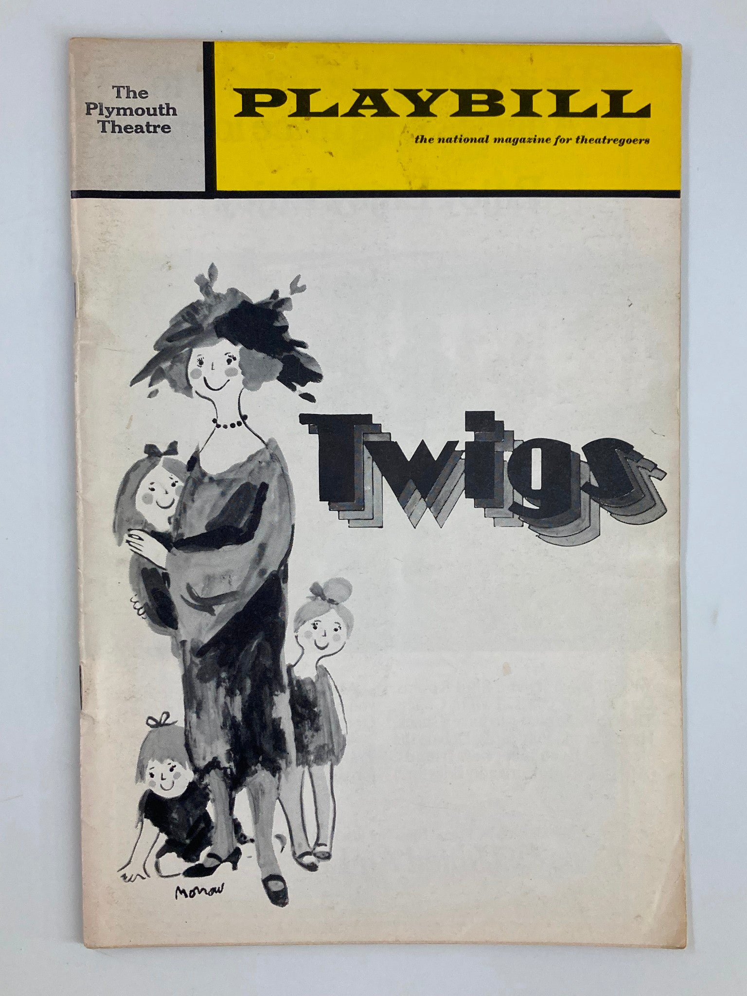 1972 Playbill The Plymouth Theatre Sada Thompson in Twigs by George Furth