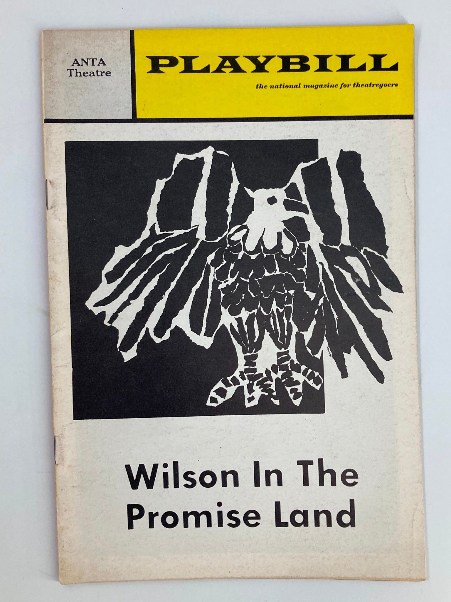 1970 Playbill Anta Theatre Wilson in The Promise Land by Roland Van Zandt