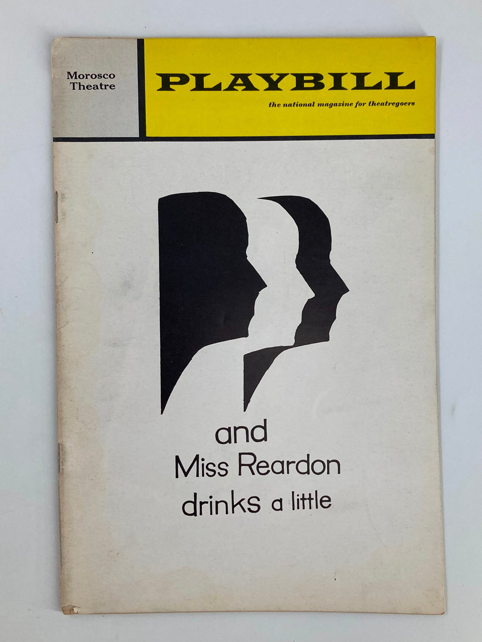 1971 Playbill Morosco Theatre Julie Harris in And Miss Reardon Drinks a Little