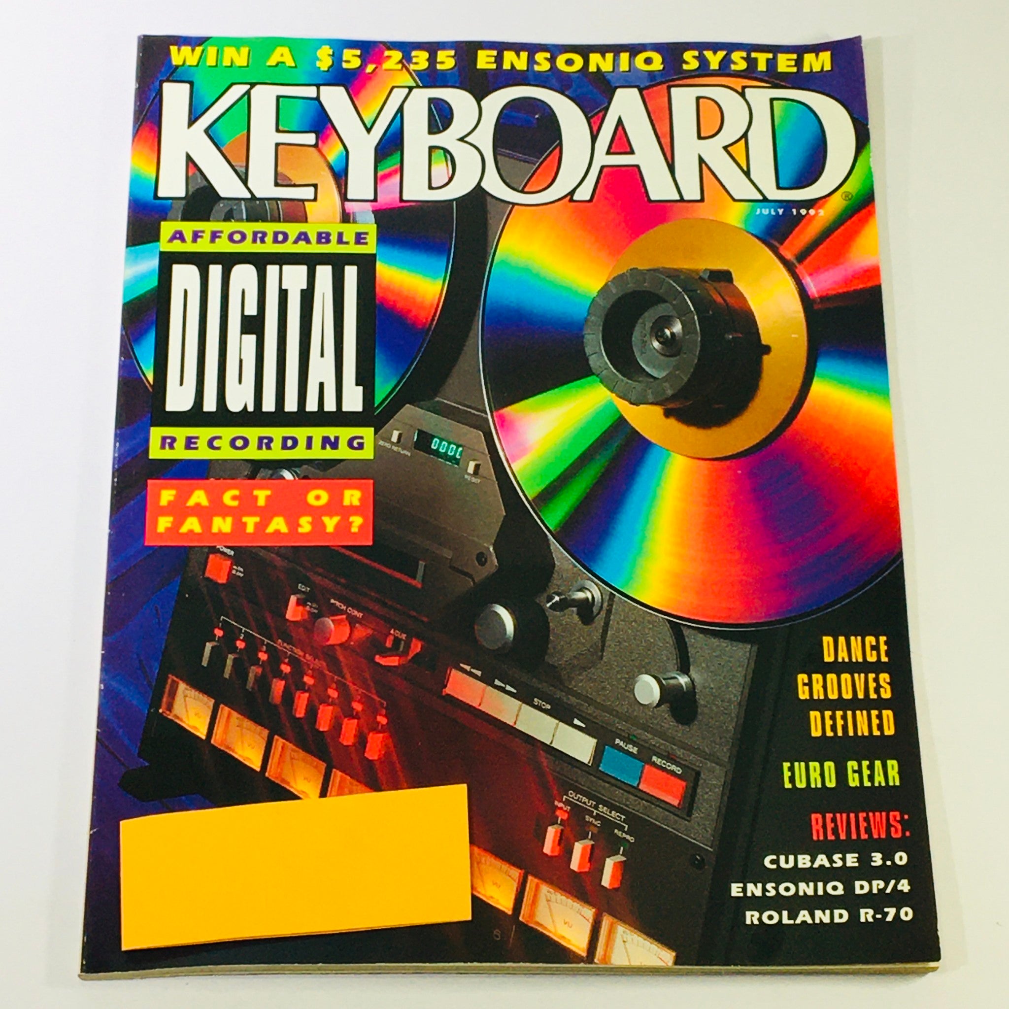 Keyboard Magazine July 1992 Edition