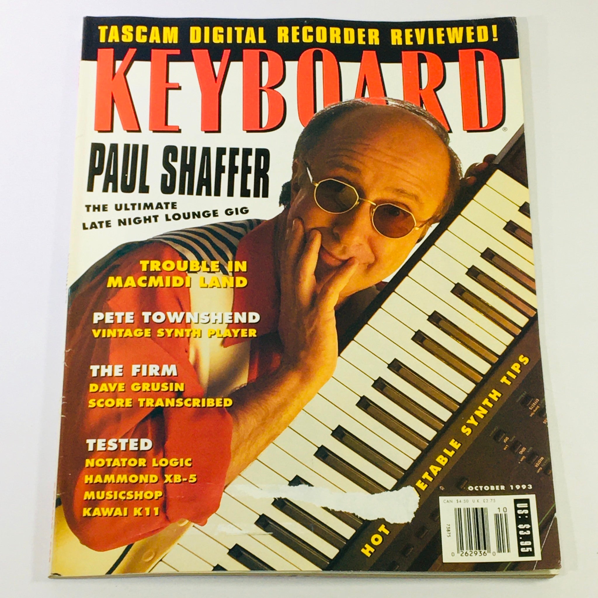 Keyboard Magazine Oct 1993 - Shaffer & Townsend