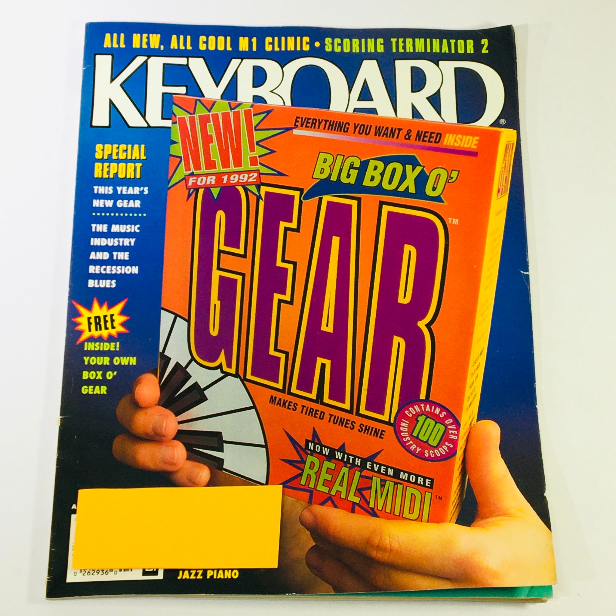 Keyboard Magazine April 1992 - The Music Industry and The Recession Blues