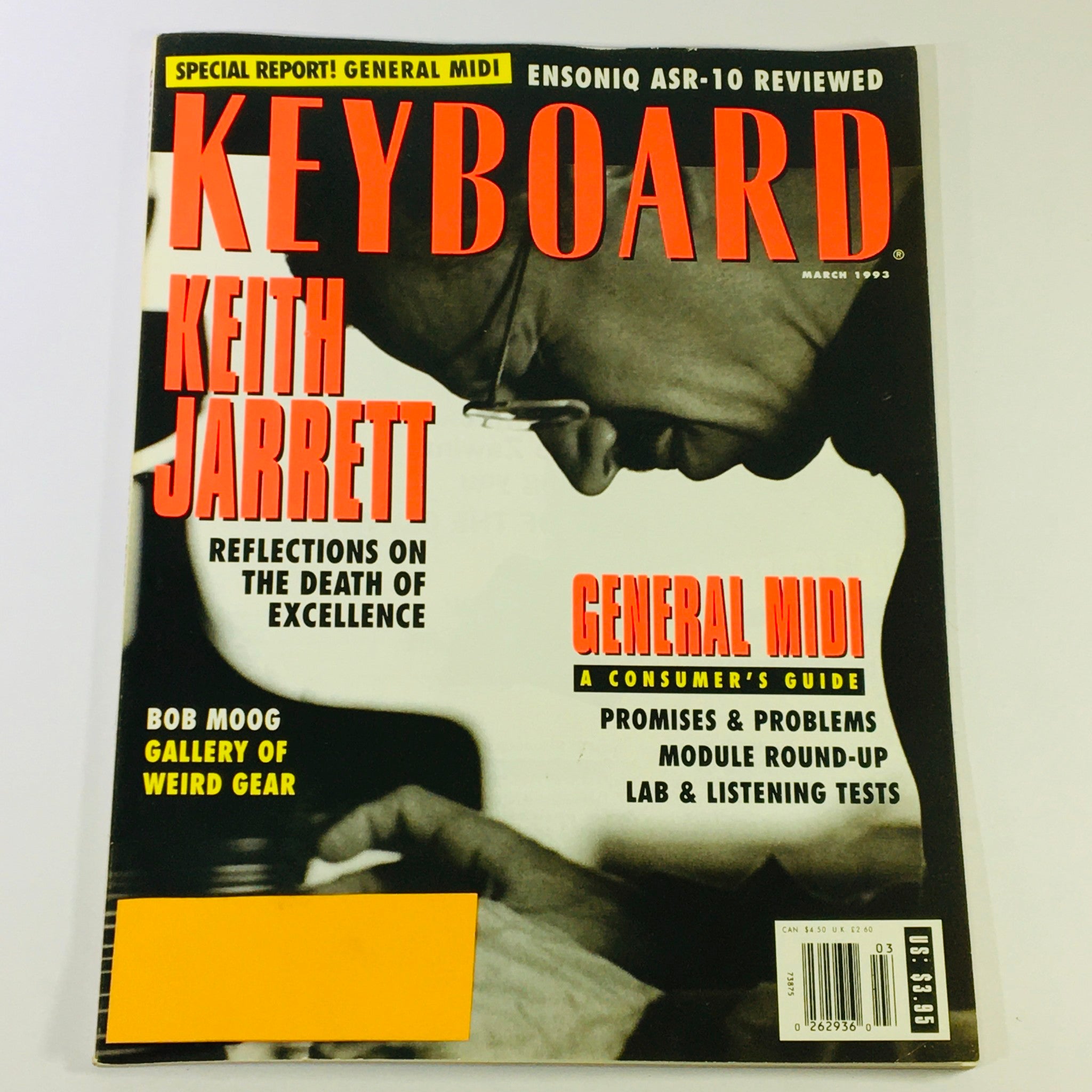 Keyboard Magazine March 1993 - General Midi A Consumer's Guide & Keith Jarrett