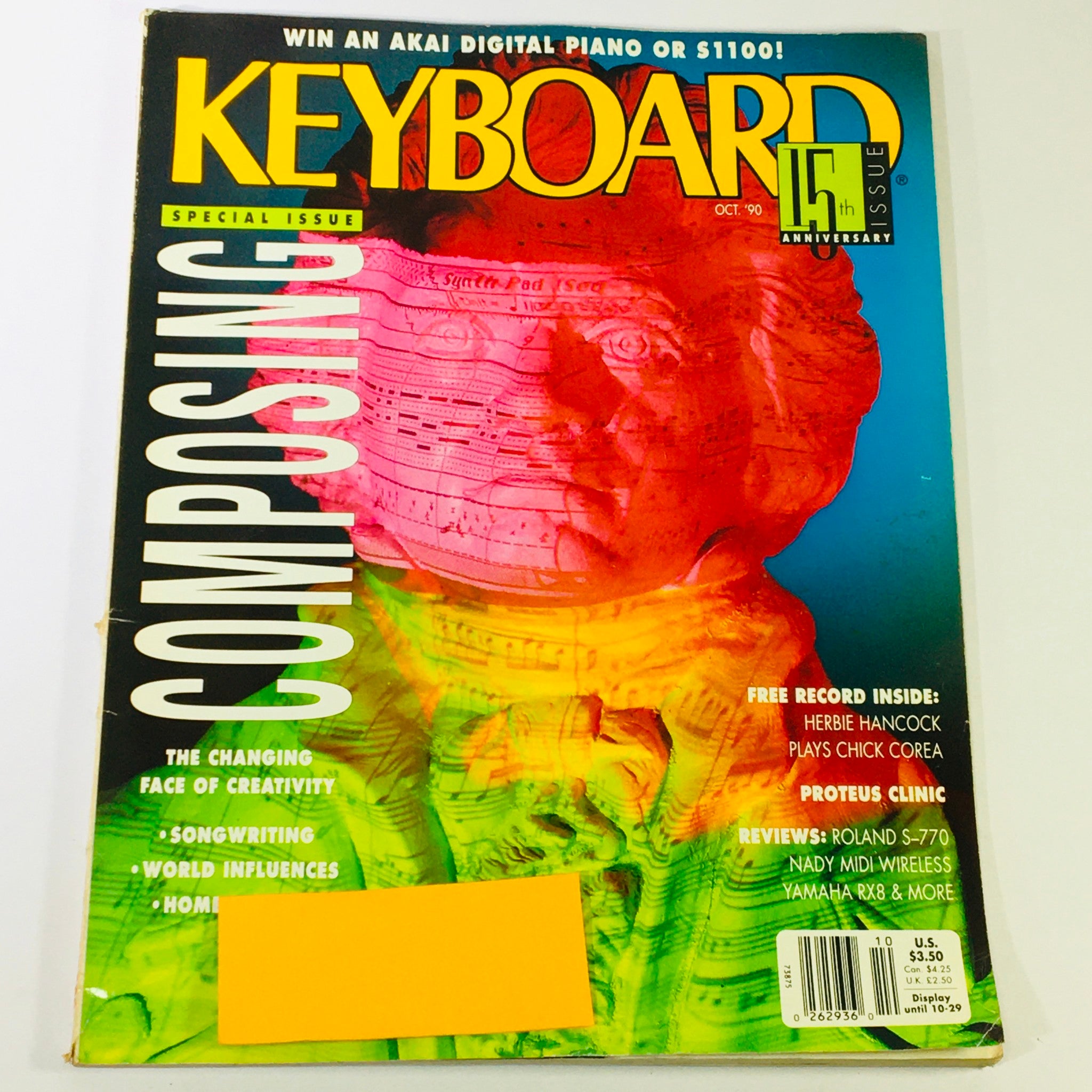 Keyboard Magazine Oct 1990 - Herbie Hancock