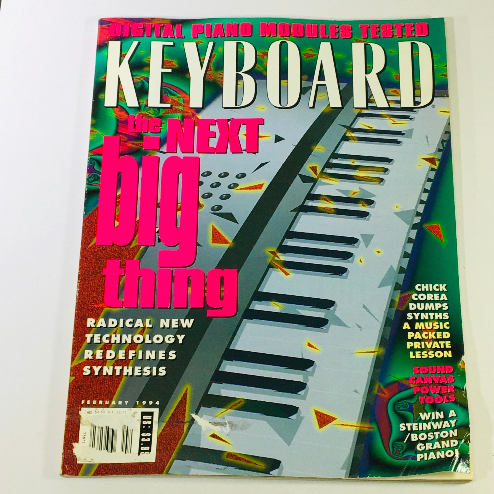 Keyboard Magazine February 1994 - Chick Corea Dumps Synths & Sound Canvas Tools