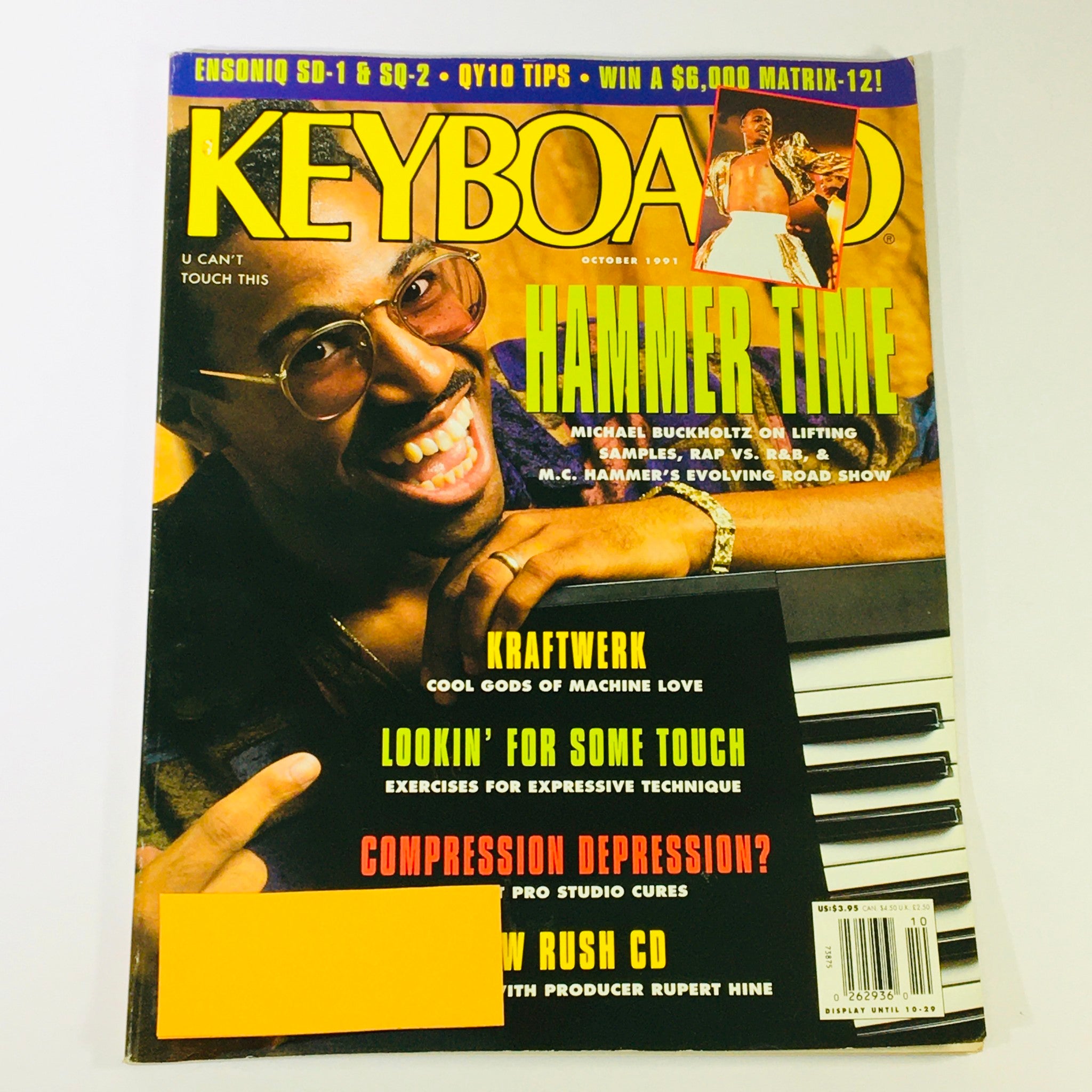 Keyboard Magazine October 1991 - Michael Buckholtz on Lifting Sample Hammer Time