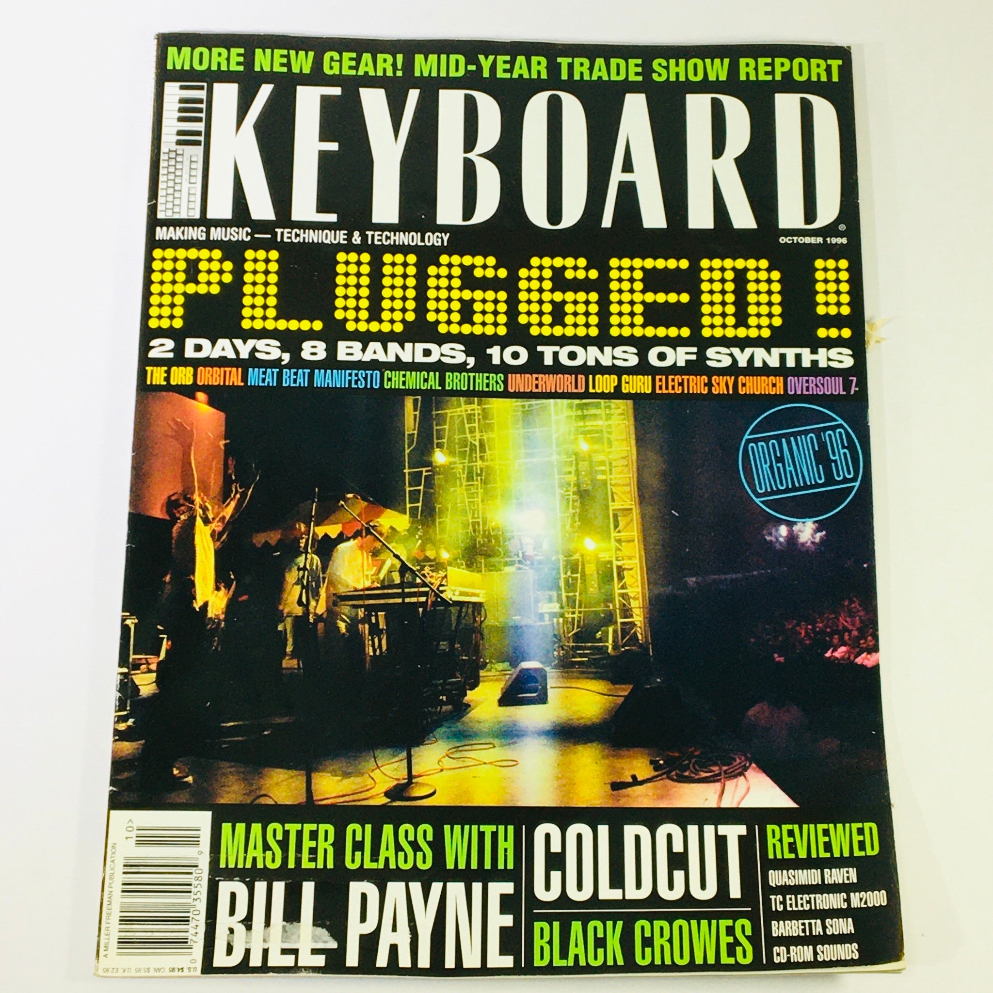 Keyboard Magazine October 1996 - Master Class with Bill Payne & Black Crowes