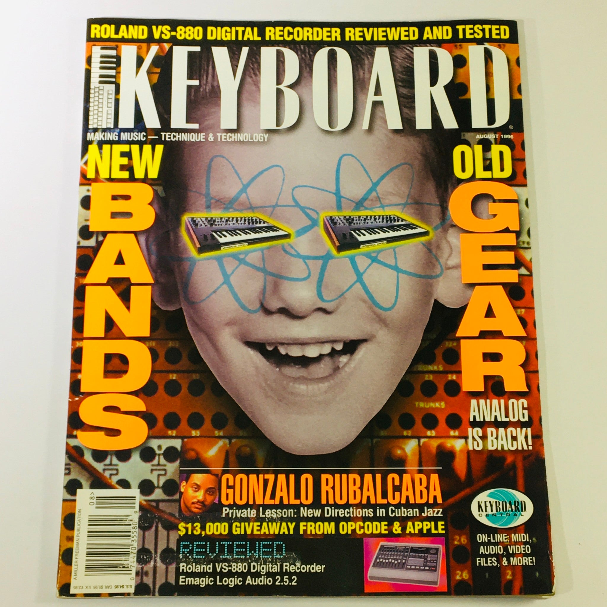 Keyboard Magazine August 1996 - Gonzalo Rubalcaba A Private Lesson in Cuban Jazz