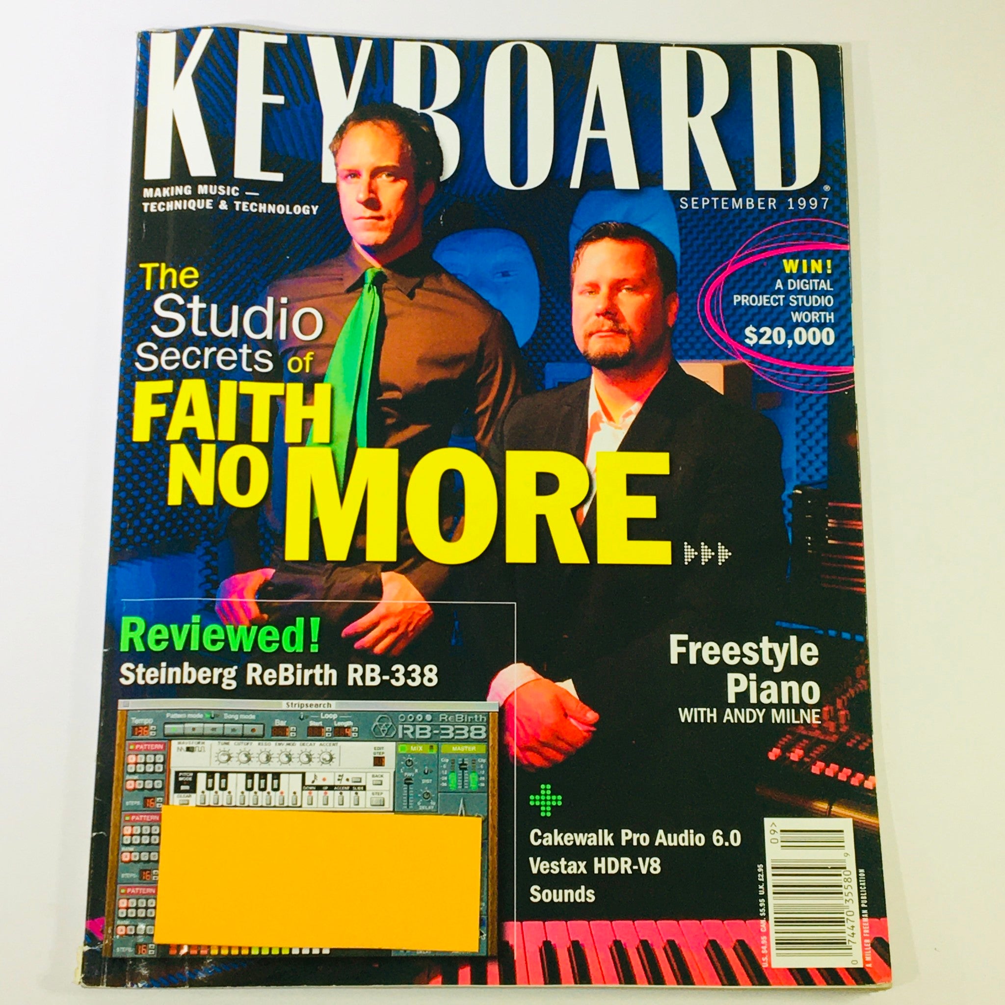 Keyboard Magazine September 1997 - Freestyle Piano w/Andy Milne & Cakewalk Pro