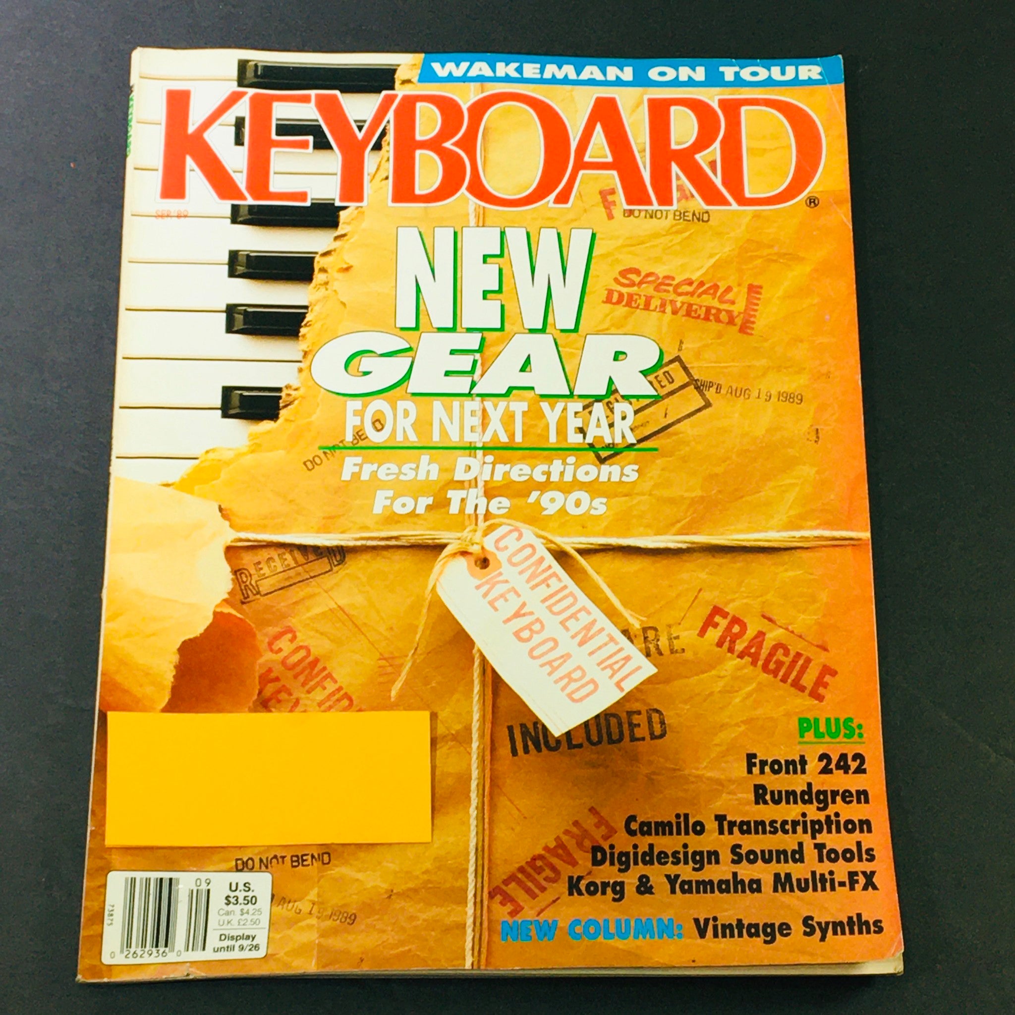 VTG Keyboard Magazine September 1989 - New Gear for Next Year Fresh Fo