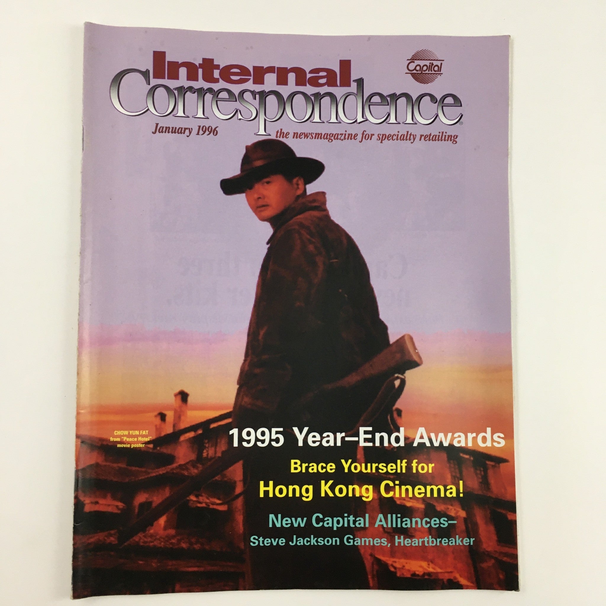 Internal Correspondence Magazine January 1996 Chow Yun Fat Peace Hotel No Label