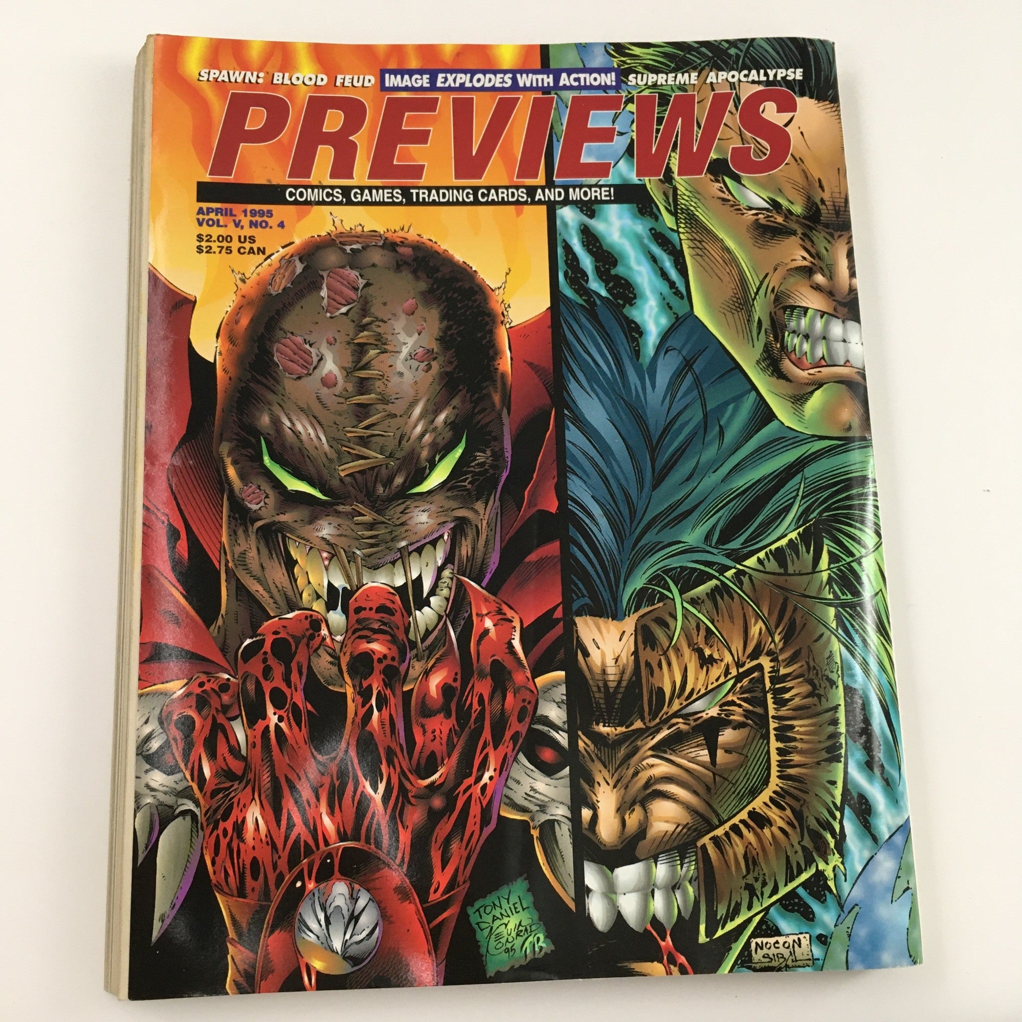 Previews Magazine April 1995 Vol. V No. 4 Batman is Back Forever No Label